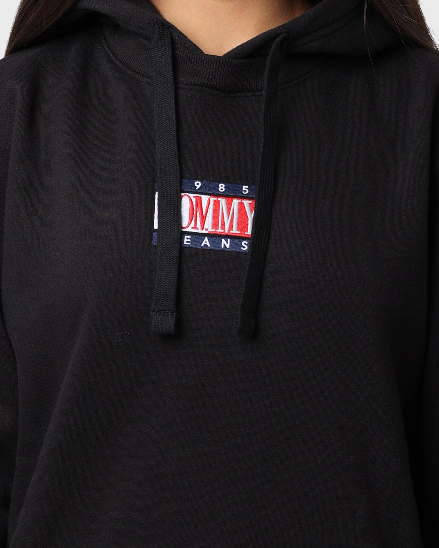 System Tommy Jeans Timeless Tommy 1 Hoodie Black