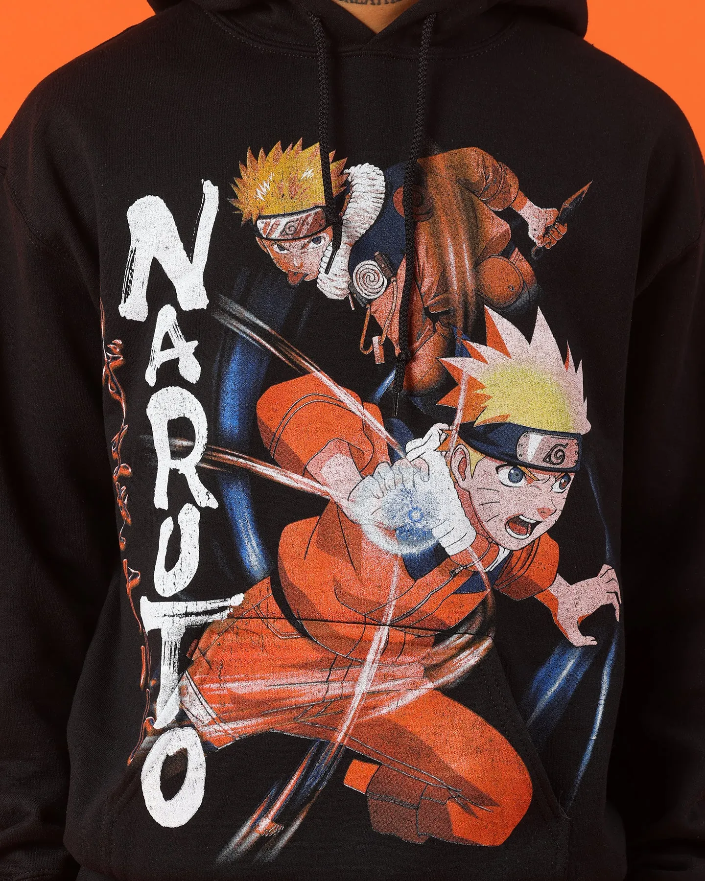 Motion Friendly Goat Crew X Naruto Naruto Core Hoodie Black