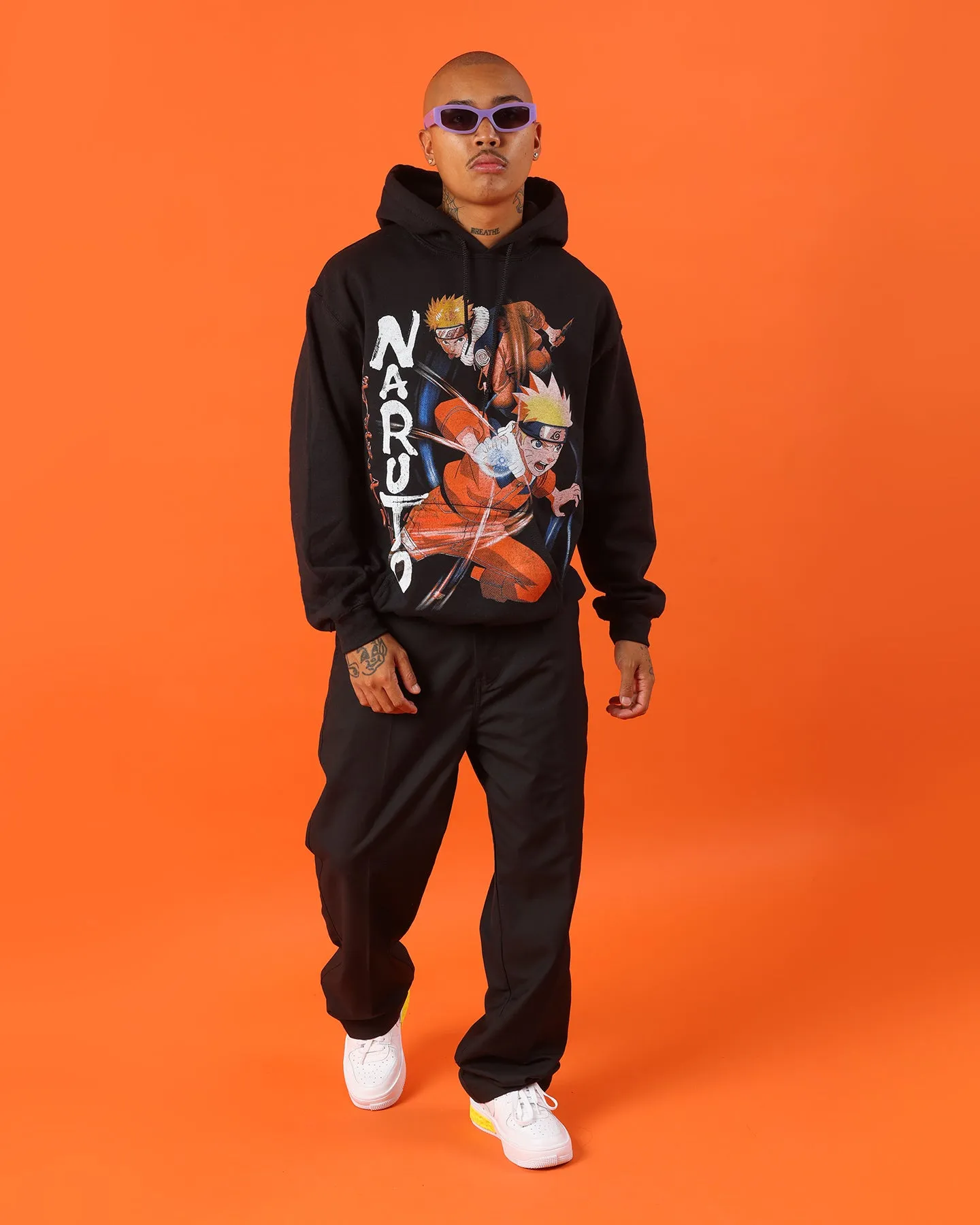 Goat Crew X Naruto Naruto Core Hoodie Black Process Sustainable