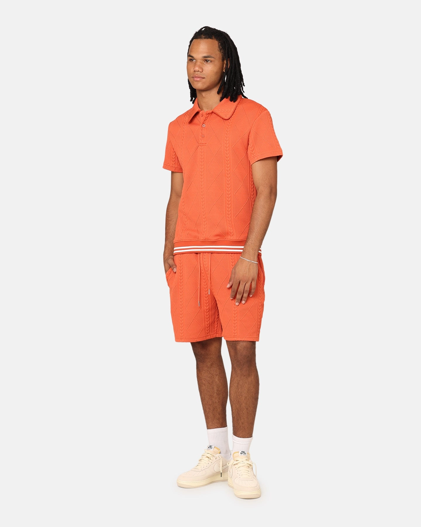 XXIII Danny Knit Shorts Bright Red Active Ready Breathable Side Vents