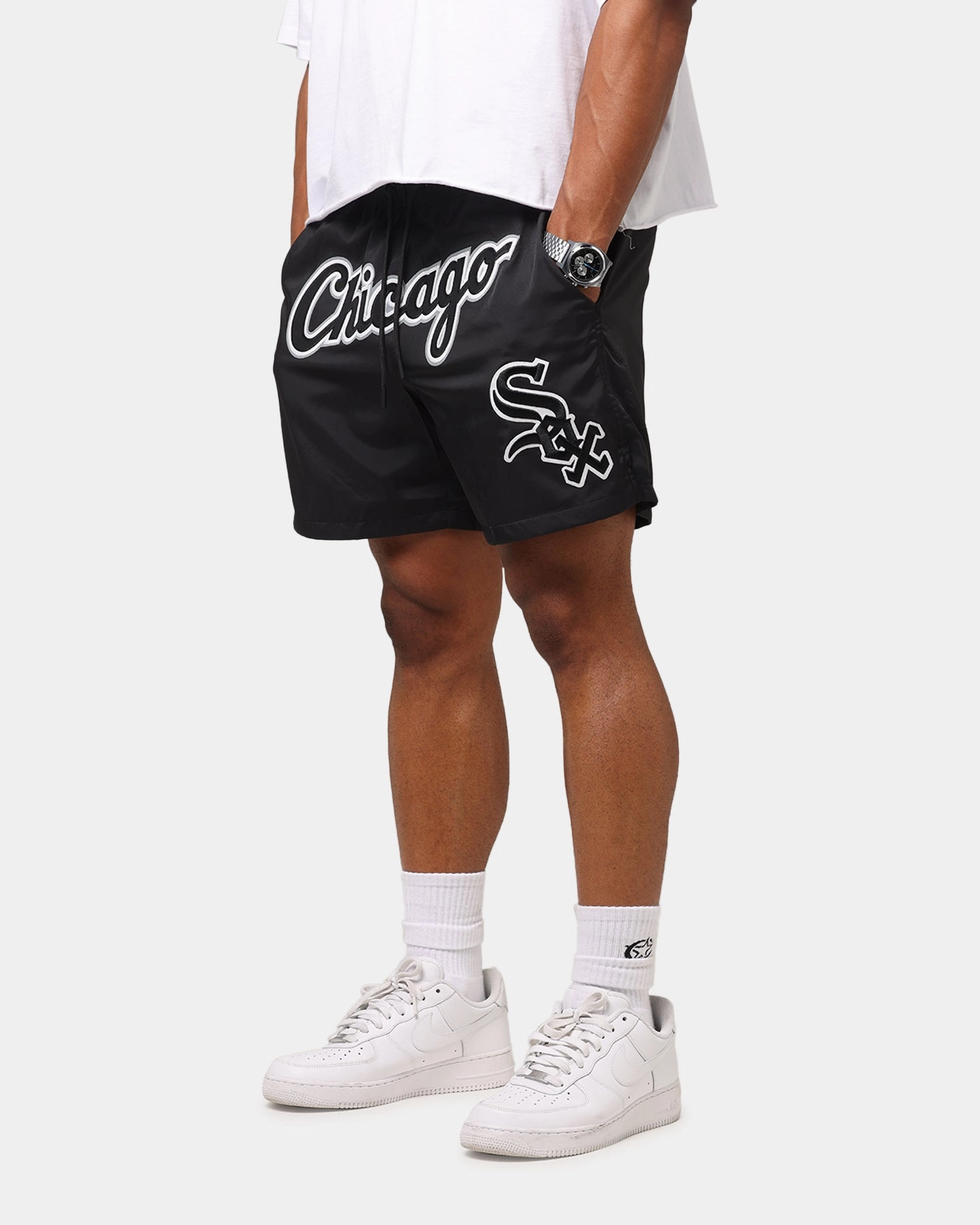 waterproof Pro Standard Chicago White Sox Classic Woven Shorts Black