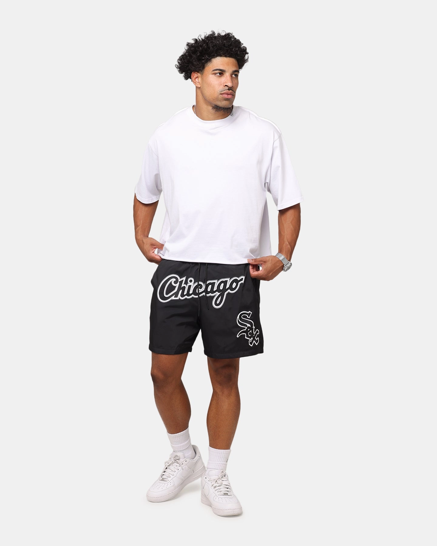 Pro Standard Chicago White Sox Classic Woven Shorts Black Bright Hues
