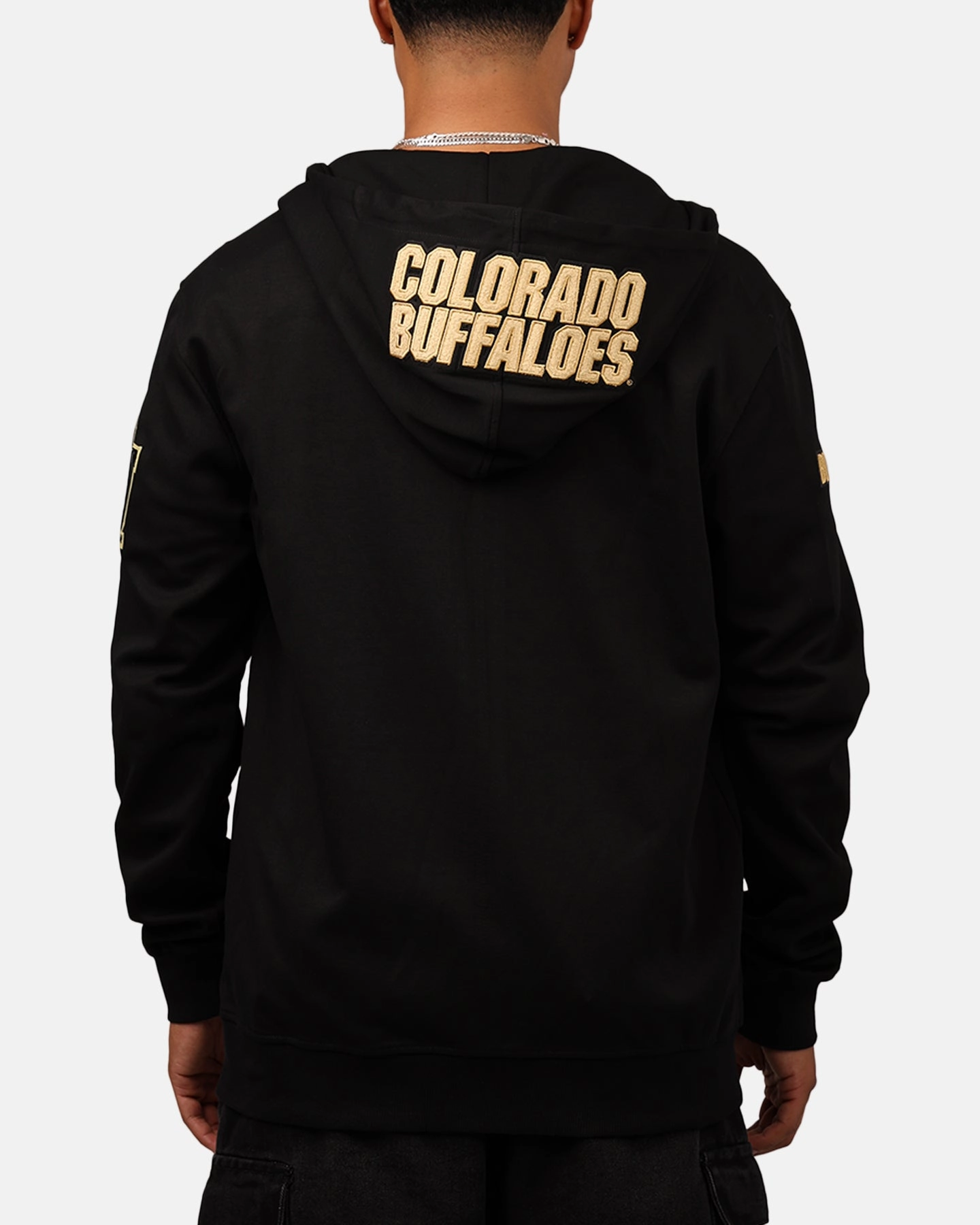 Pro Standard Colorado Buffaloes Classics Full Zip Hoodie Black Anti Slip Collar