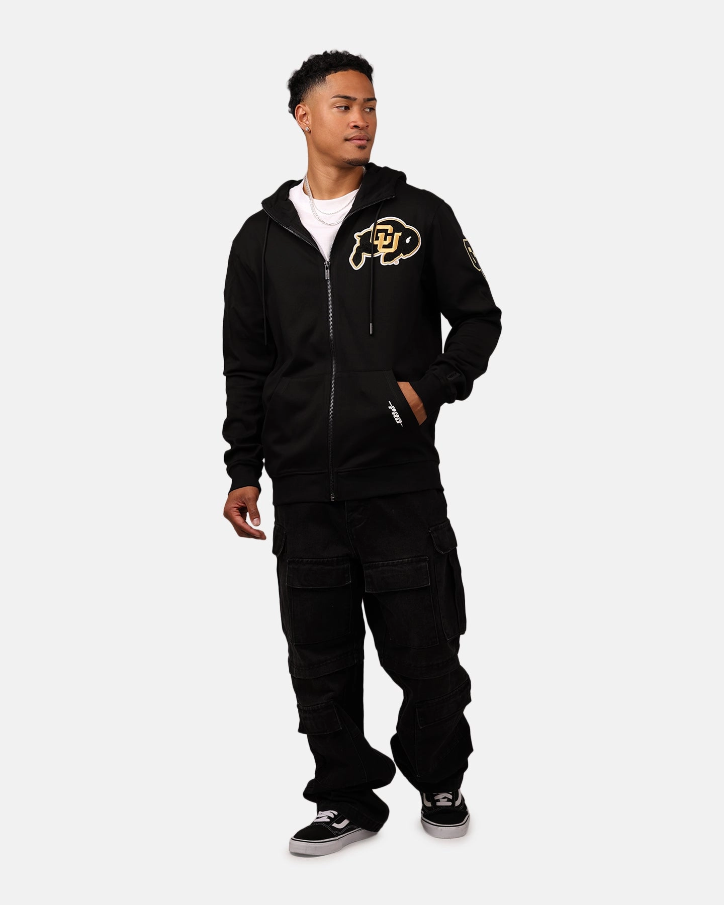 Pro Standard Colorado Buffaloes Classics Full Zip Hoodie Black Adventure-Ready Wear Smart Design