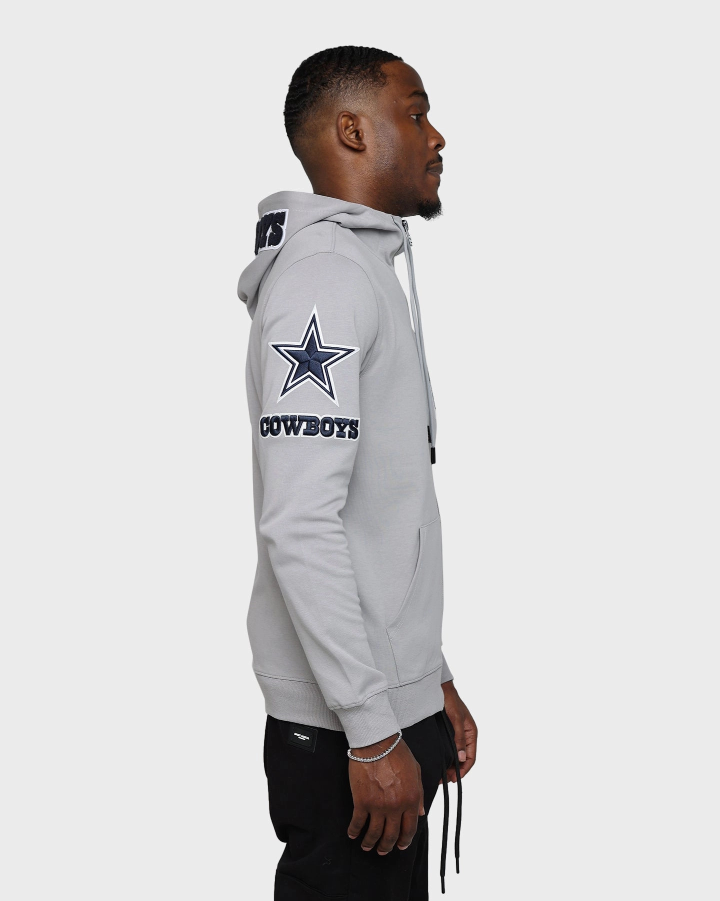MultiPocketDesign Pro Standard Dallas Cowboys Classic Chenille Jacket Grey