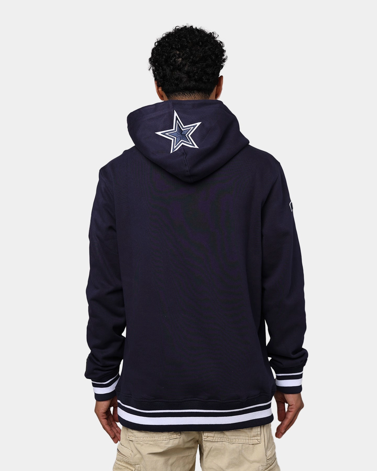 petite size Pro Standard Dallas Cowboys Fleece Pullover Hoodie Midnight Navy