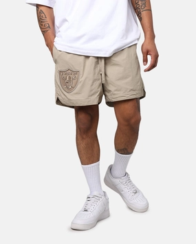Pro Standard Las Vegas Raiders Neutral 2.0 Shorts Taupe Quick Release Fasteners Eye-catching Design