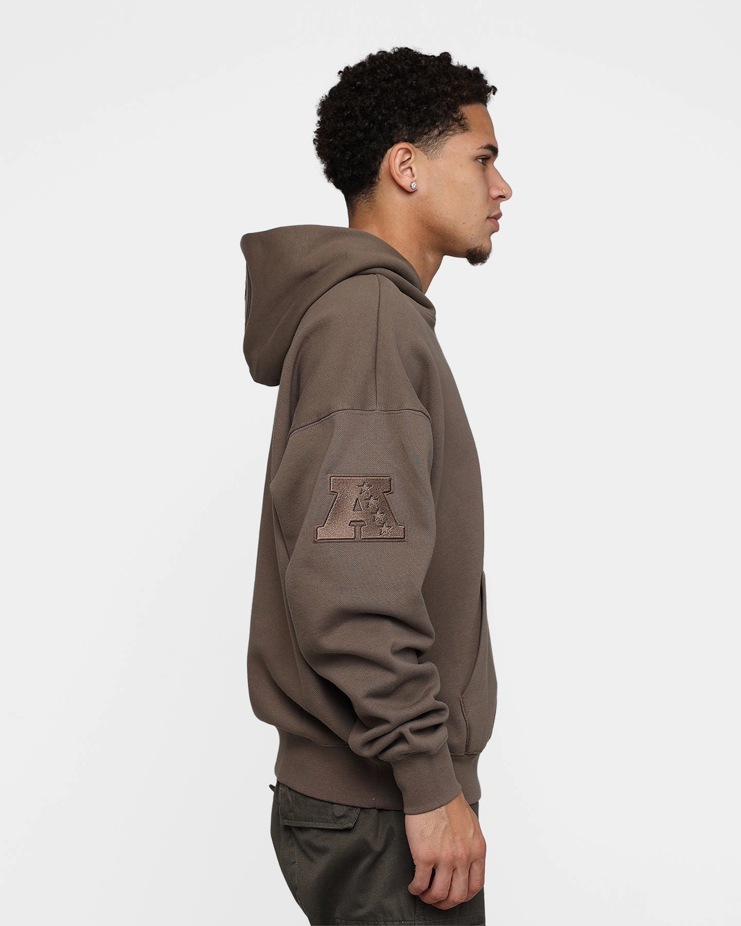 Pro Standard Las Vegas Raiders Neutral Hoodie Dark Taupe Dry Touch
