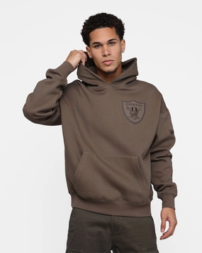 Pro Standard Las Vegas Raiders Neutral Hoodie Dark Taupe High Neck