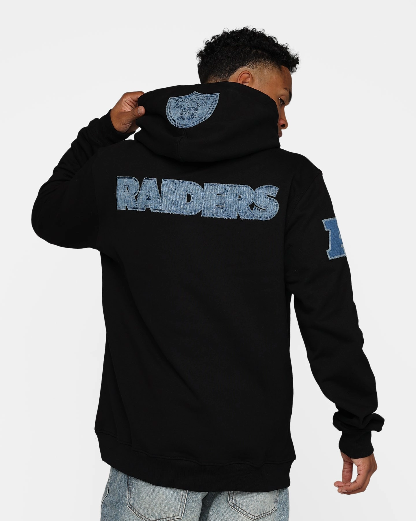 Weatherproof Zippers Pro Standard Las Vegas Raiders Varsity Blue Hoodie Black