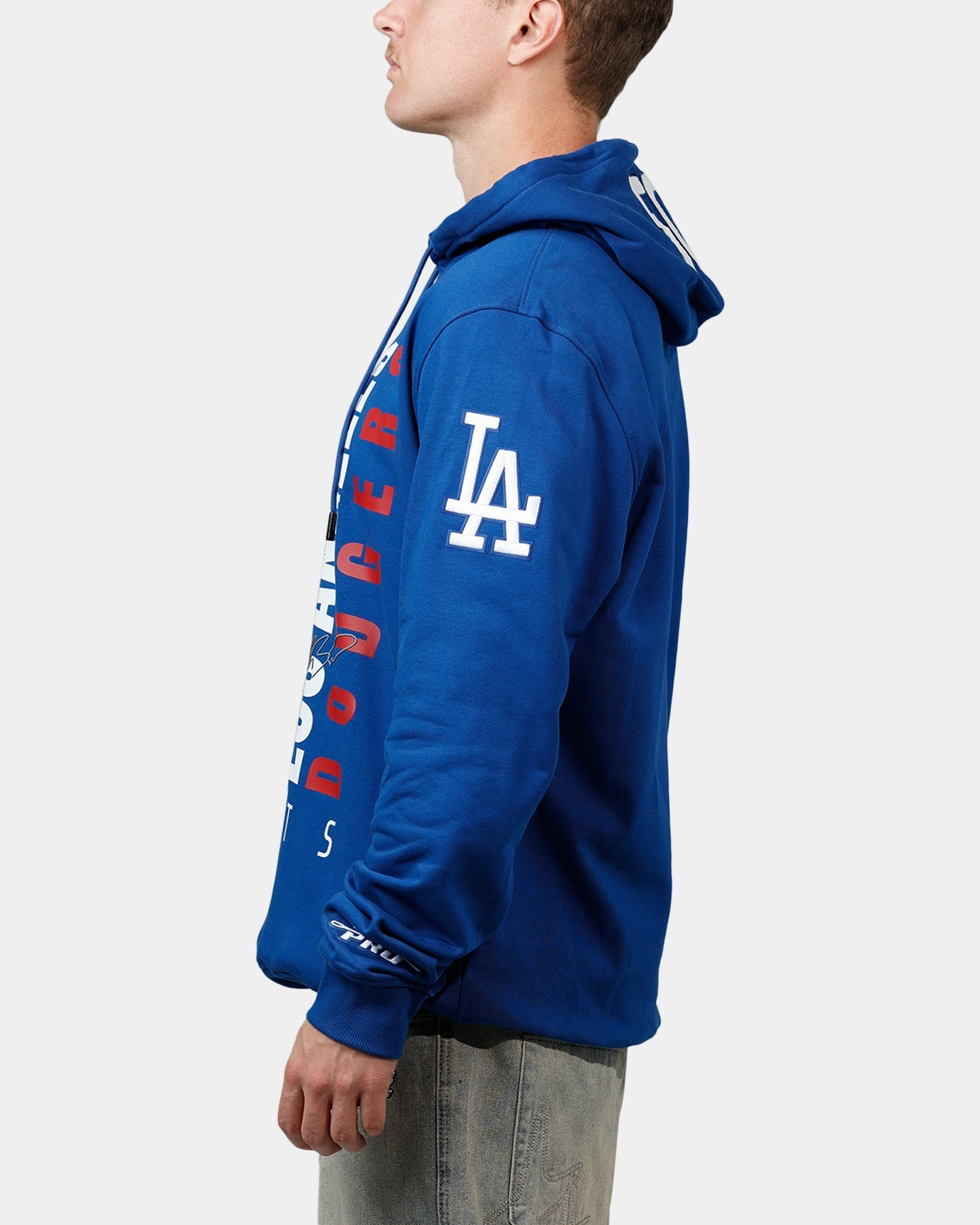 Pro Standard Los Angeles Dodgers Mookie Betts Avatar Hoodie Blue Versatile Layering