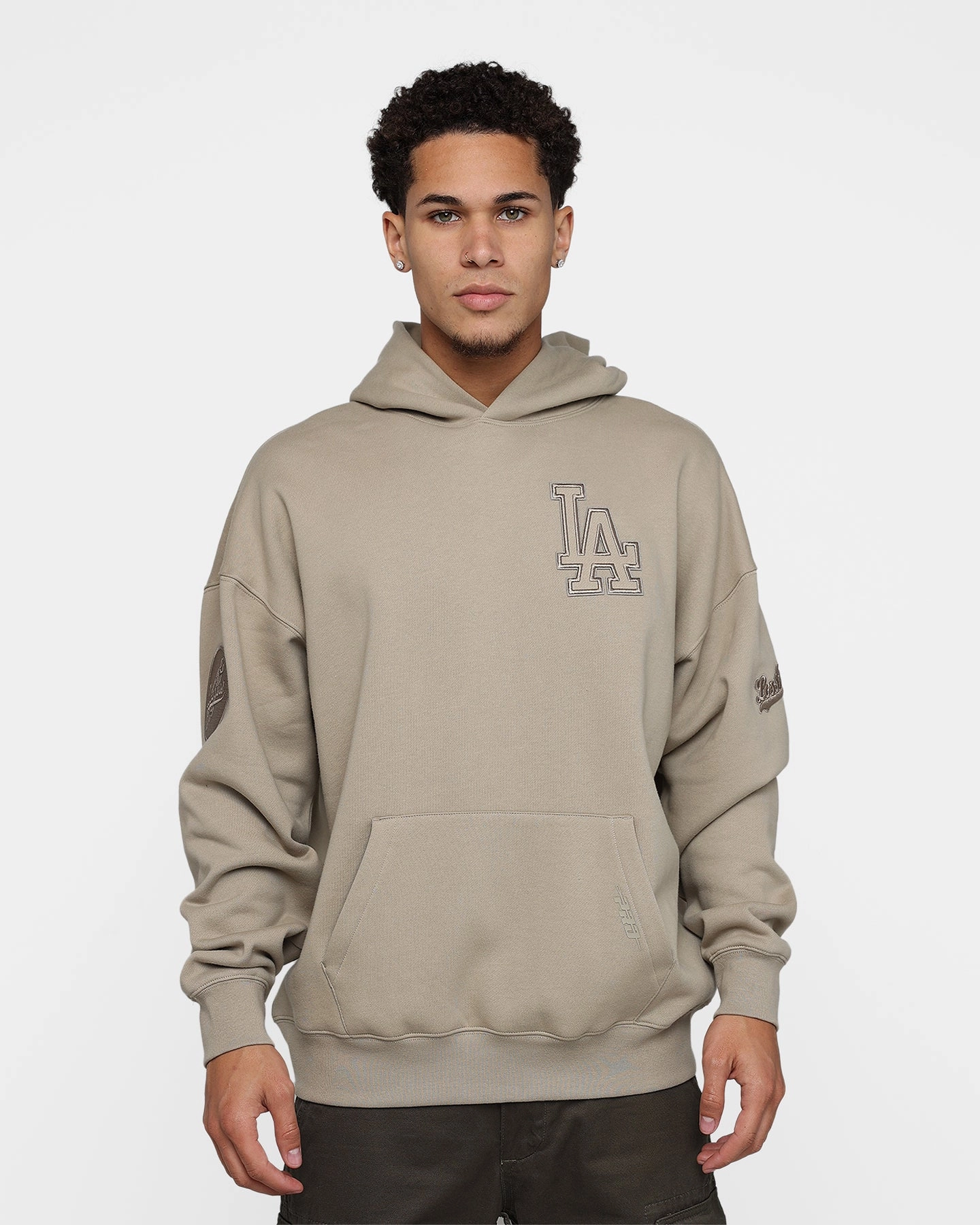Pro Standard Los Angeles Dodgers Neutral Hoodie Taupe anniversary event