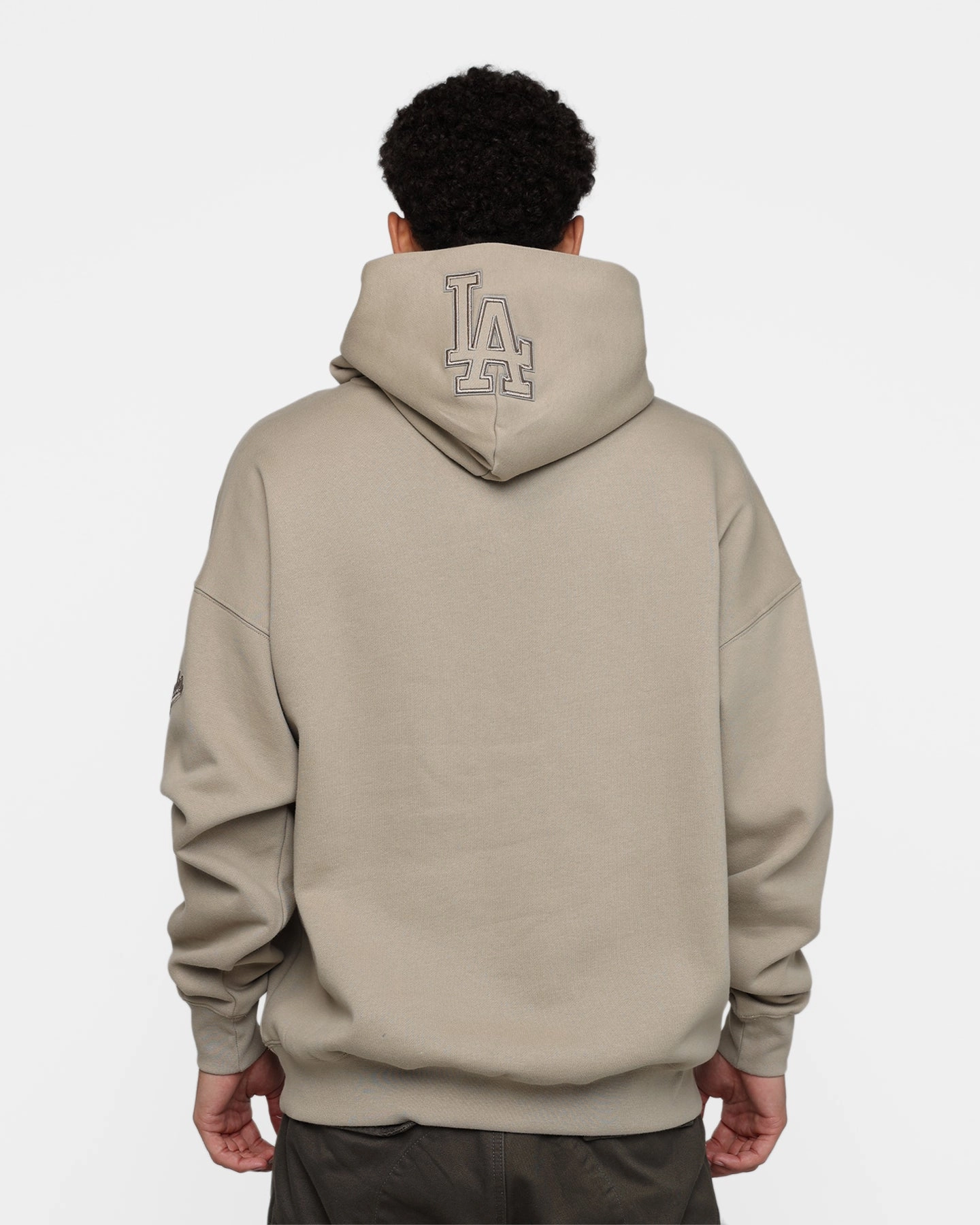 Functional Warmth Pro Standard Los Angeles Dodgers Neutral Hoodie Taupe