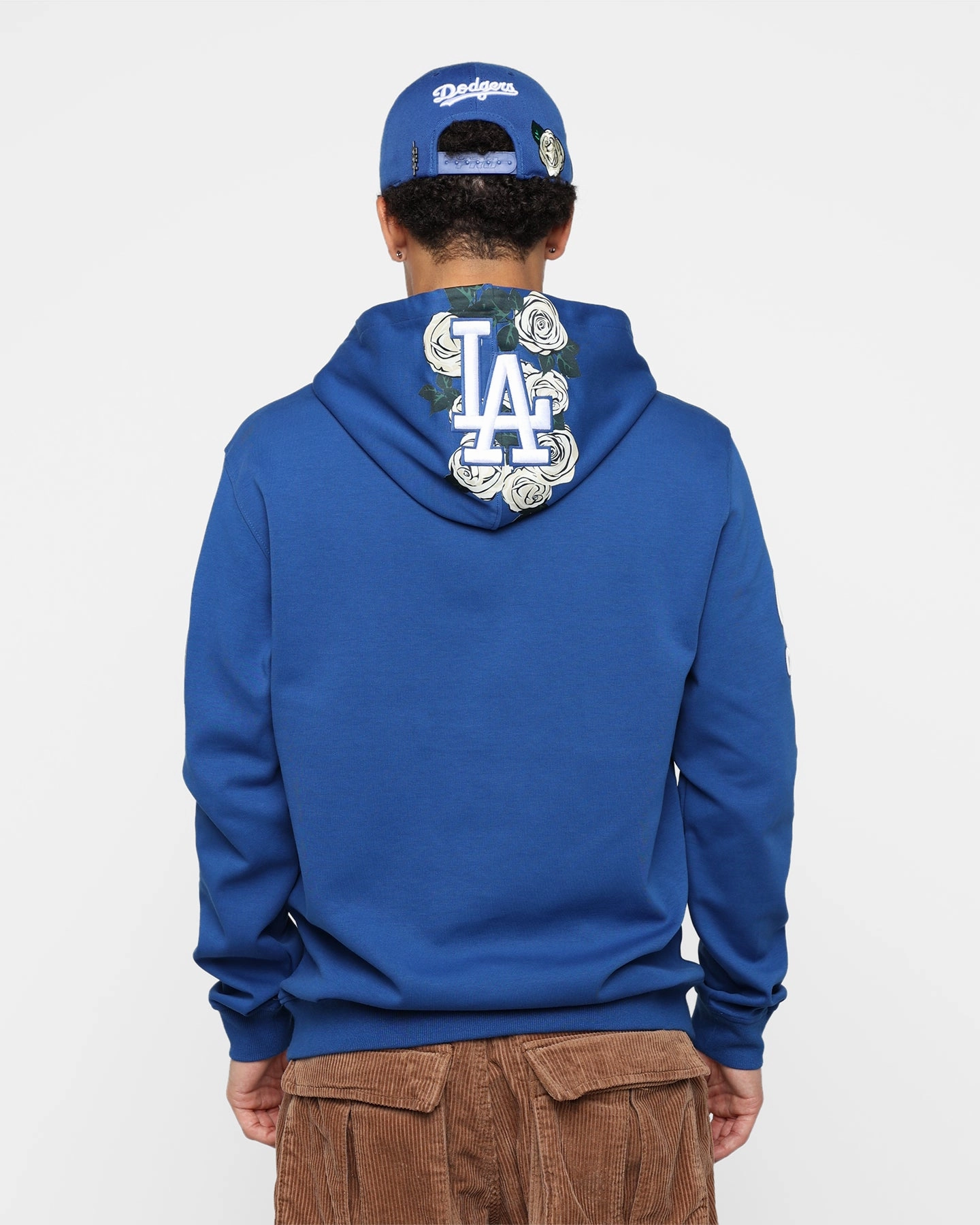 Pro Standard Los Angeles Dodgers Roses Hoodie Dark Blue Trail Comfort solo travel