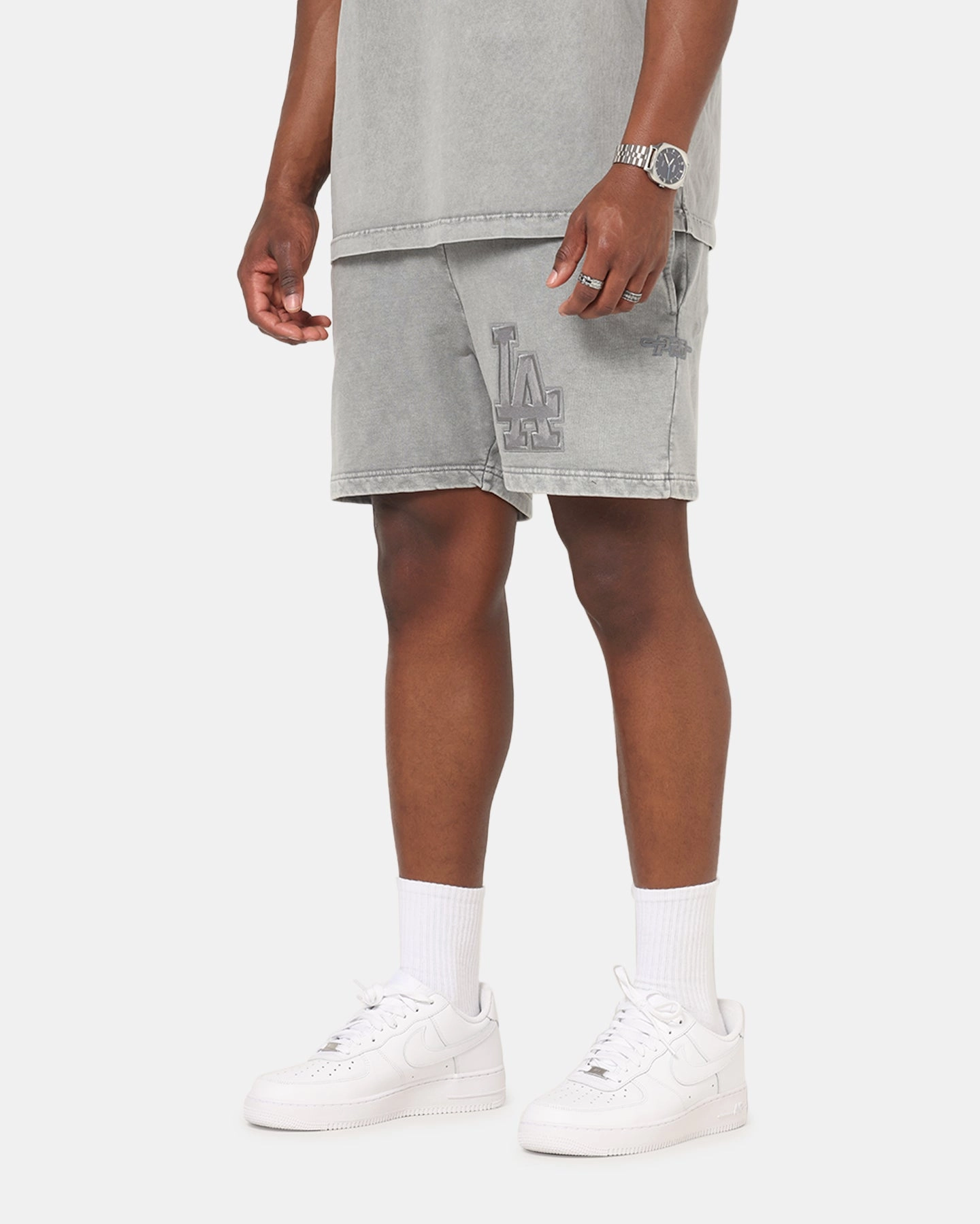 Comfort Cushion Pro Standard Los Angeles Dodgers Washed Classic Shorts Washed Grey