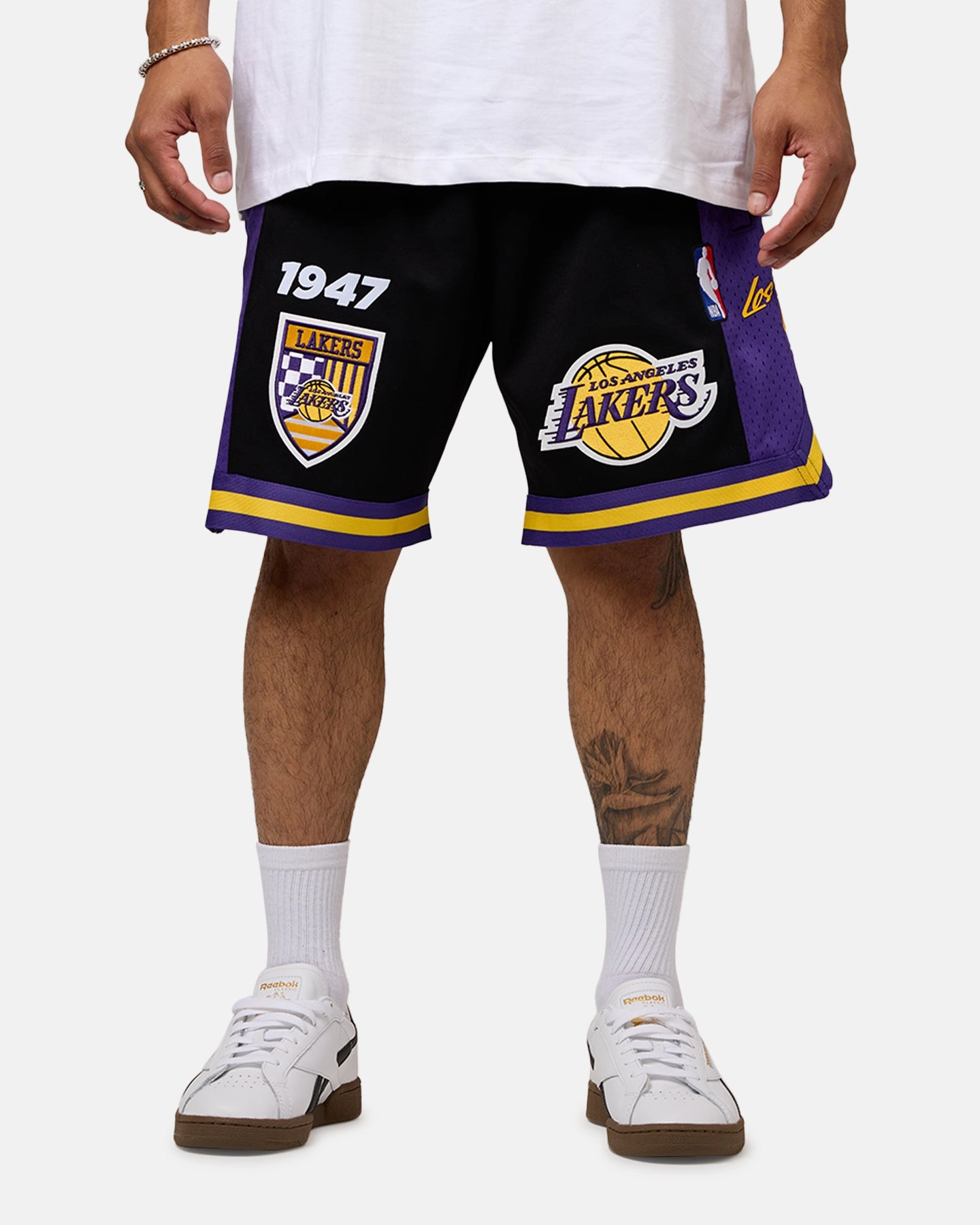 Pro Standard Los Angeles Lakers Fast Lane 2.0 Shorts Black/Yellow floral shorts