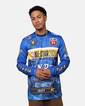 color - coordinating HighNeck Pro Standard NBA All Star Game 2024 Long Sleeve T-Shirt Midnight Navy/Royal