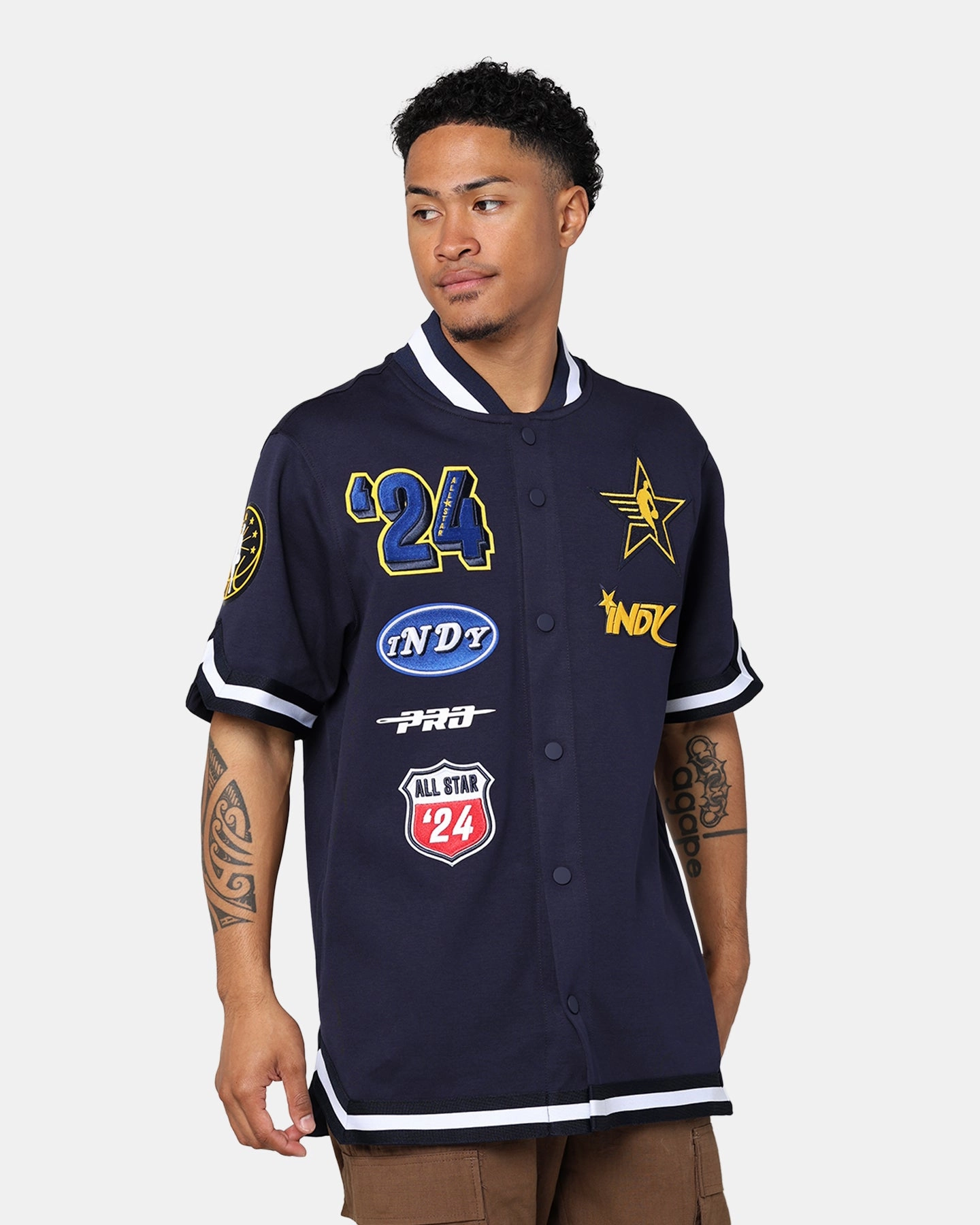 starlight Pro Standard NBA All Star Game 2024 Warm Up Jersey Midnight Navy