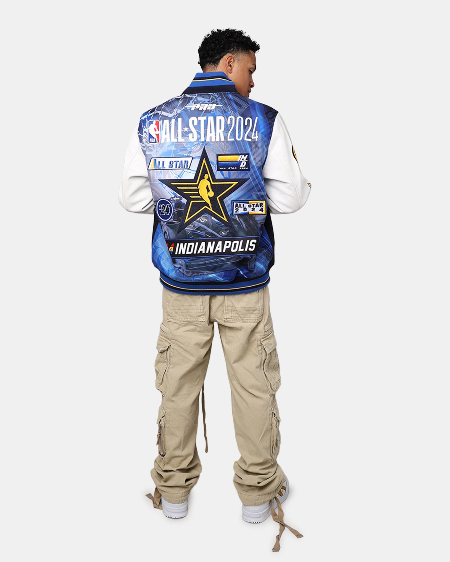 Feel Pro Standard NBA All Star Game 2024 Wool Varsity Jacket Midnight Navy/Royal