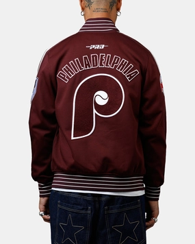 EcoFriendlyMaterial Pro Standard Philadelphia Phillies Double Knit Jacket Burgundy