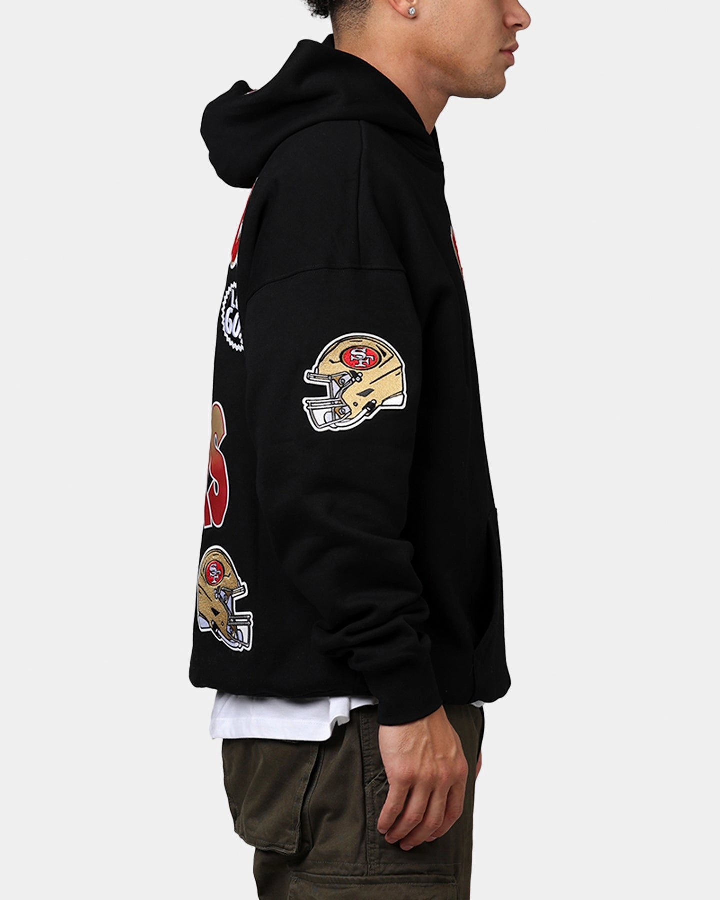 Pro Standard San Francisco 49ers Turn It Up Hoodie Black Performance Jacket