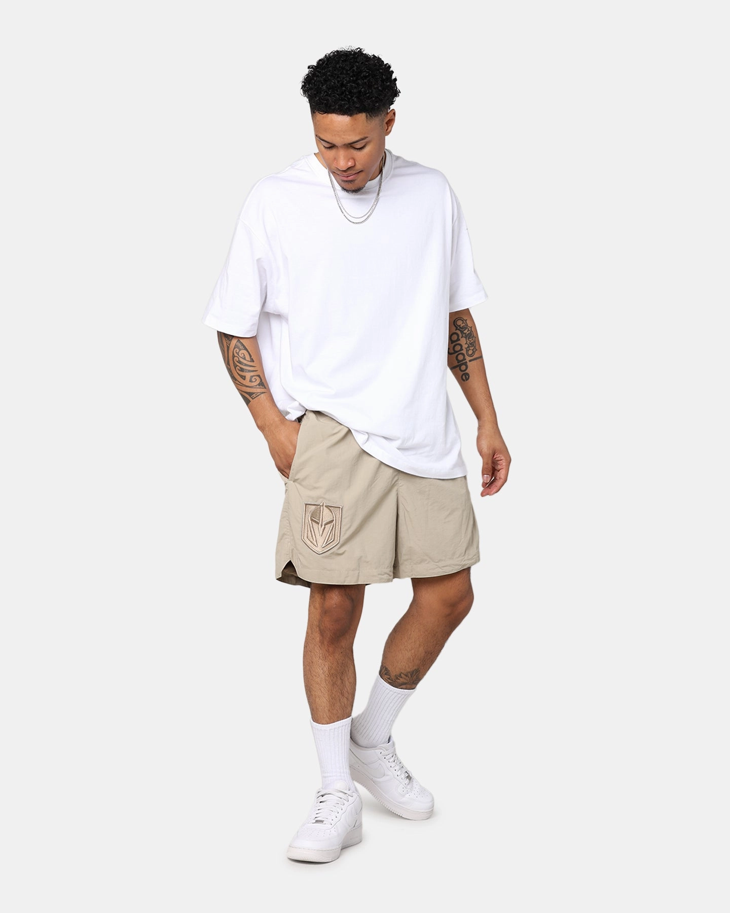 Pro Standard Vegas Golden Knights Neutral 2.0 Shorts Taupe mix and match