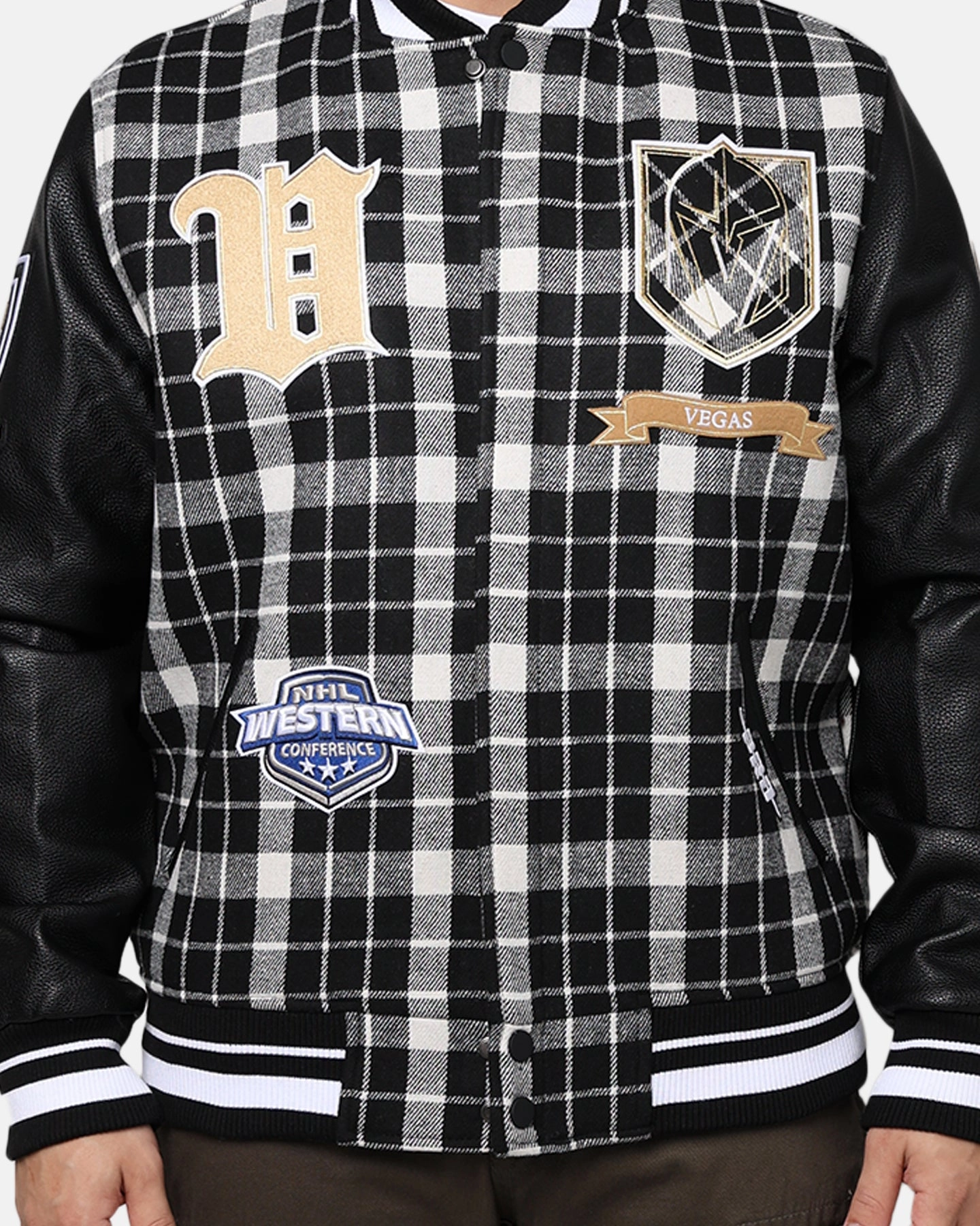 Pro Standard Vegas Golden Knights Pro Prep Jacket White Water Resistant Fabric Practical Jacket