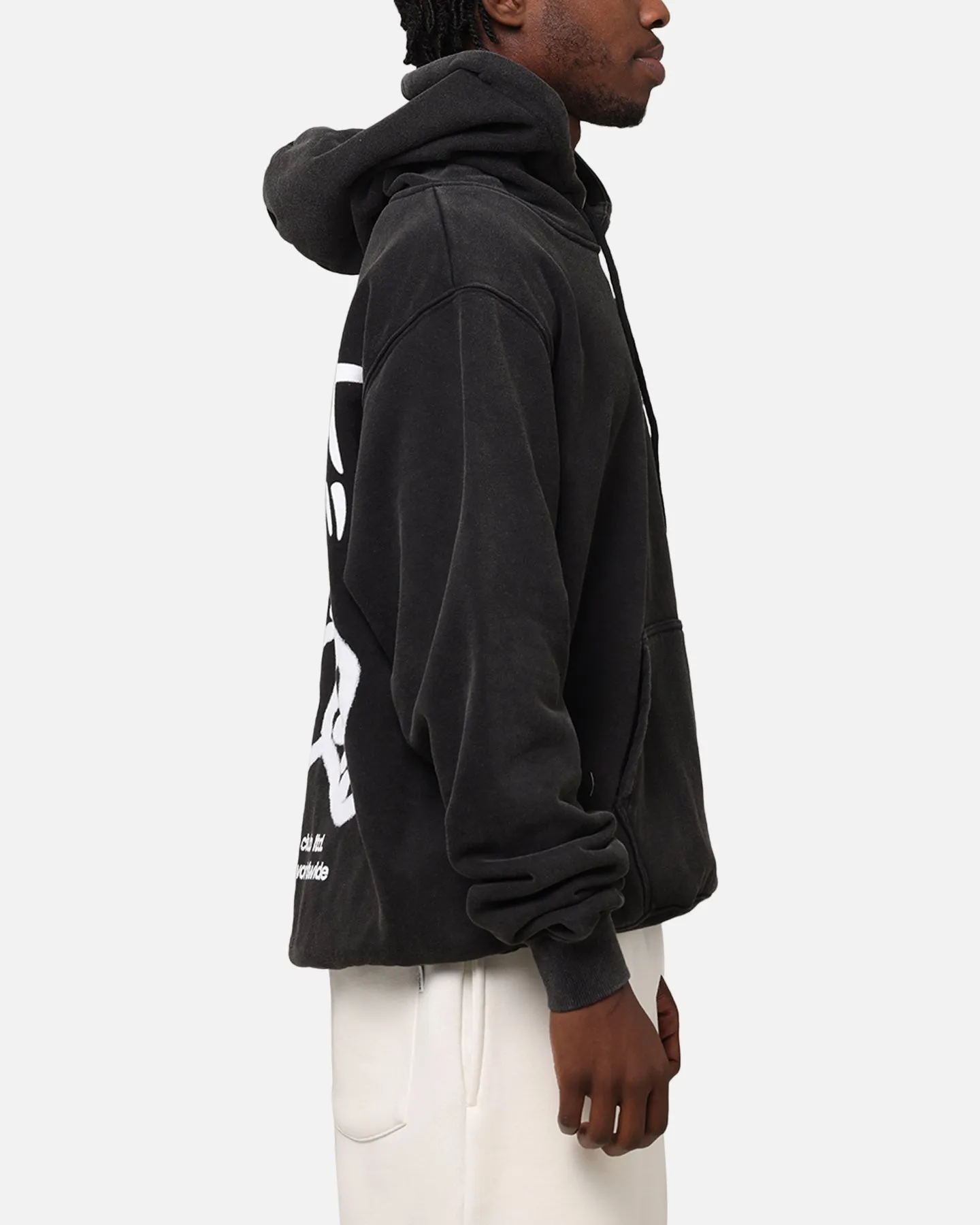 Evaluation Carre Rolling Worldwide Hoodie Vintage Black