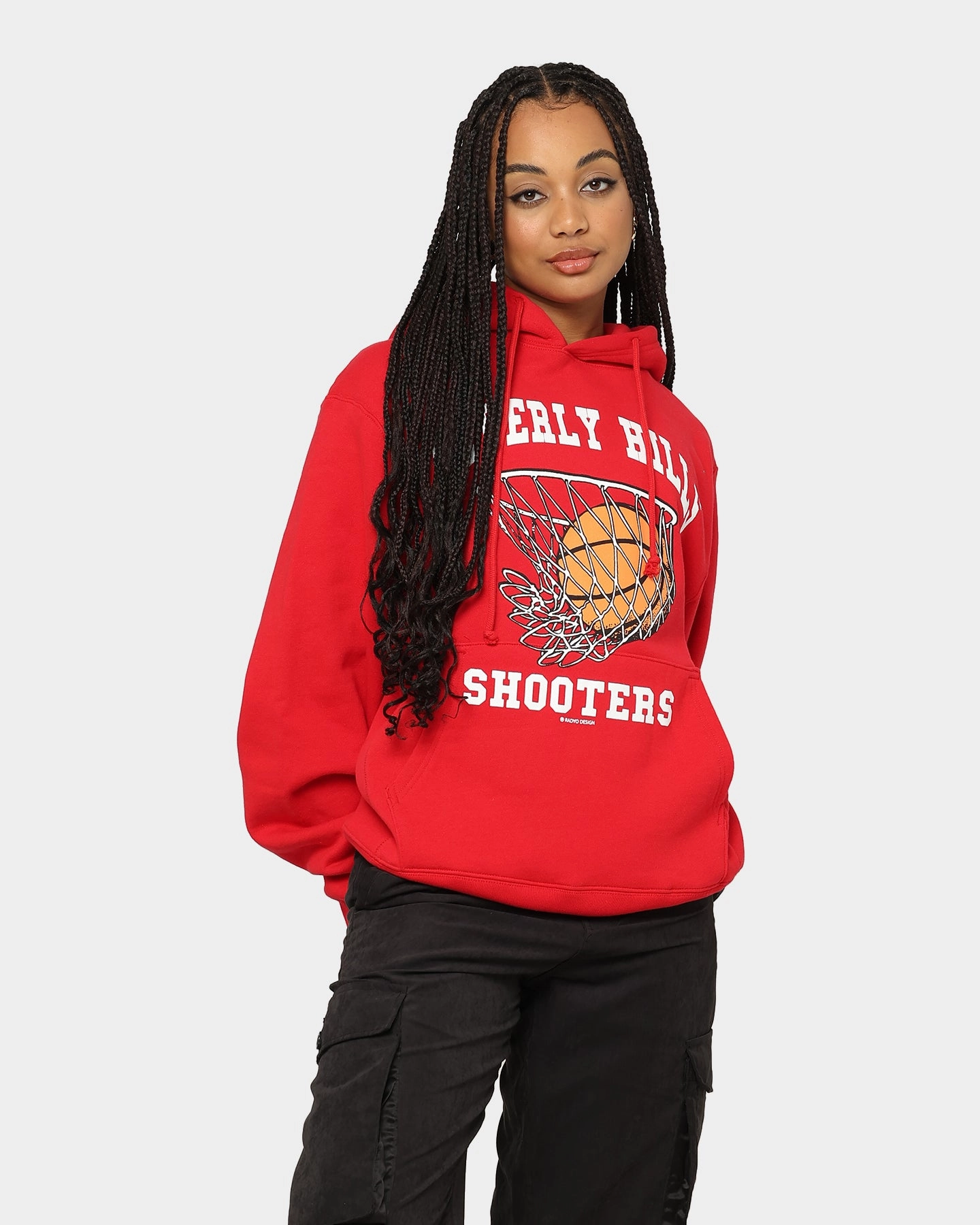 Free Motion Design Los Angeles RadYo! Beverly Hills Shooters Hoodie Red