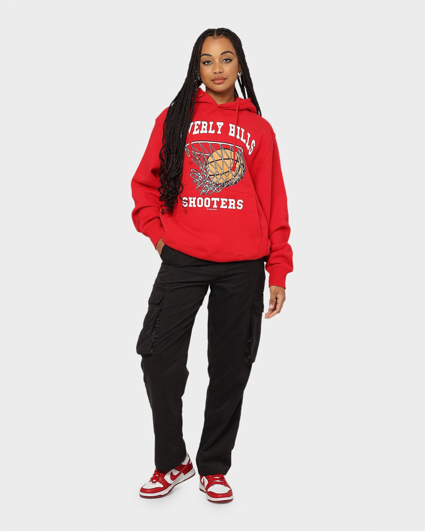 Los Angeles RadYo! Beverly Hills Shooters Hoodie Red Sophisticated