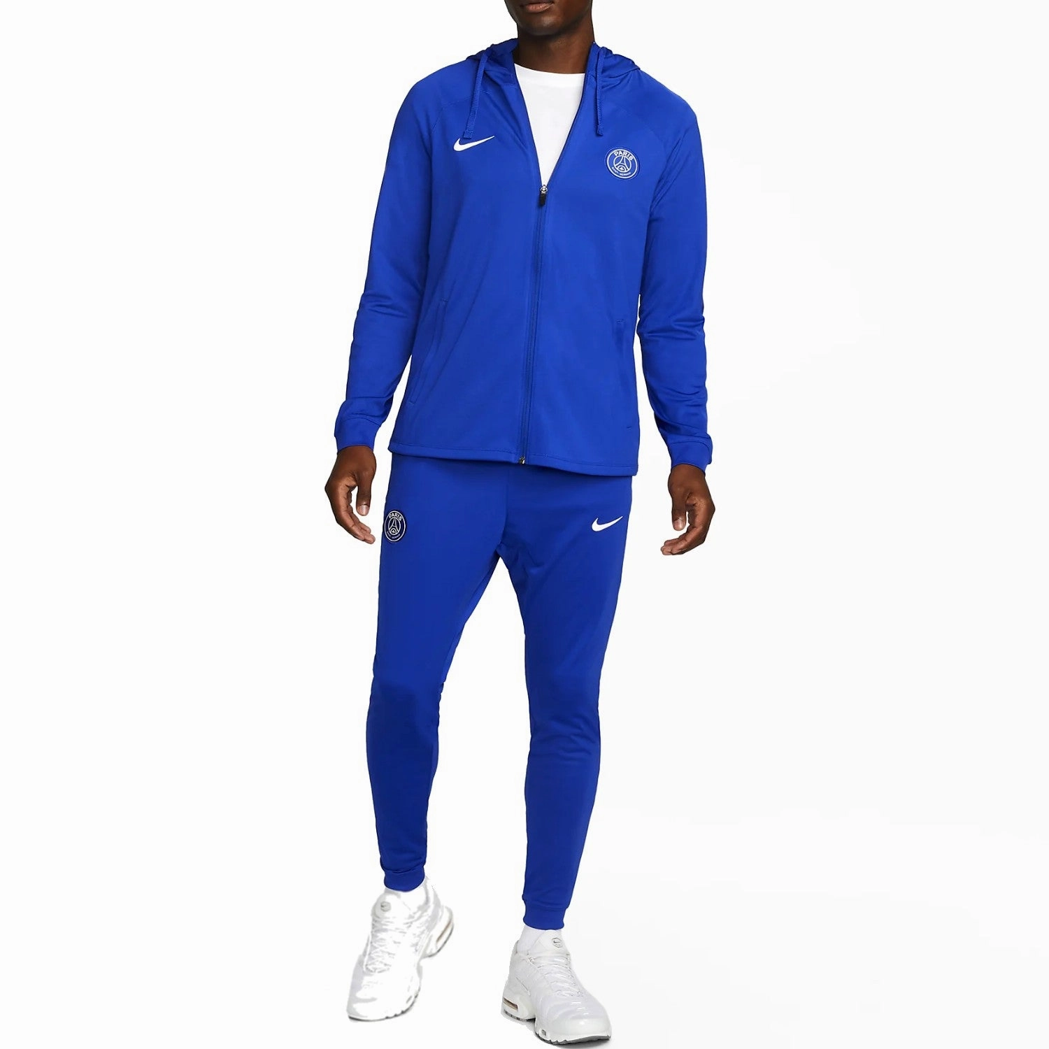 PSG blue training presentation hooded tracksuit 2022/23 - Nike MoistureWicking Fabric
