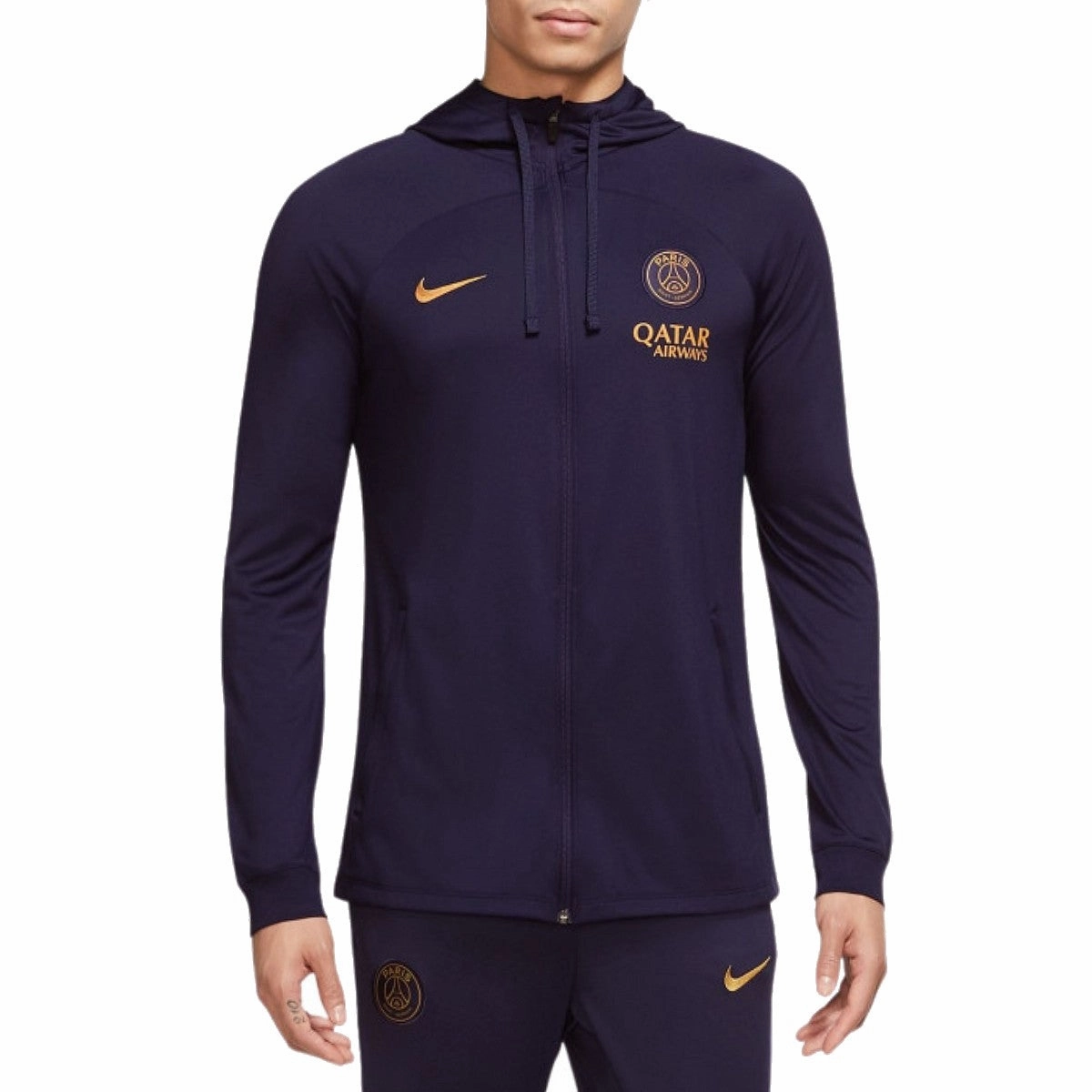Shape Retention steaming PSG navy hooded training presentation tracksuit 2023/24 - Nike