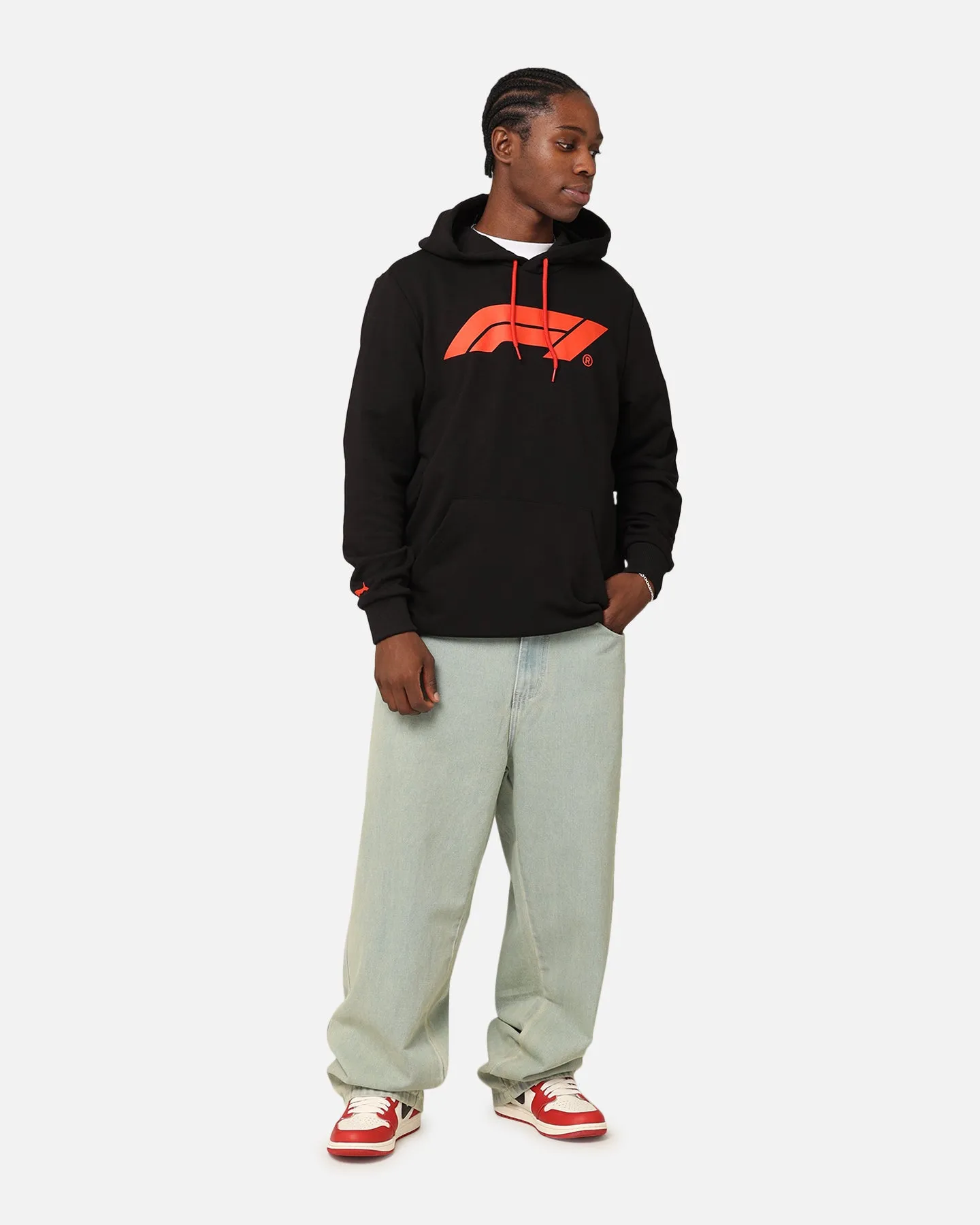 Puma X F1 Essential Logo Hoodie Puma Black Wilderness Rugged Layering