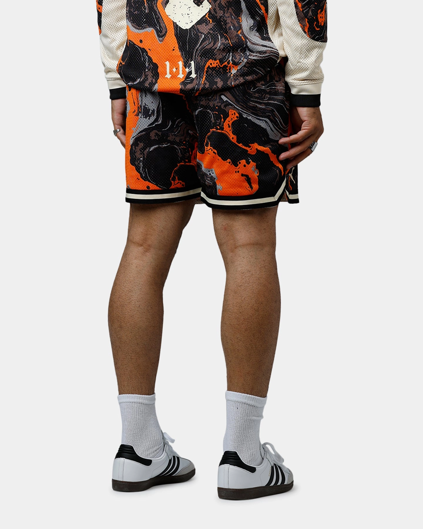 Puma Lafranc?? Heem All Over Print Shorts Orange Bright Colors On Trend