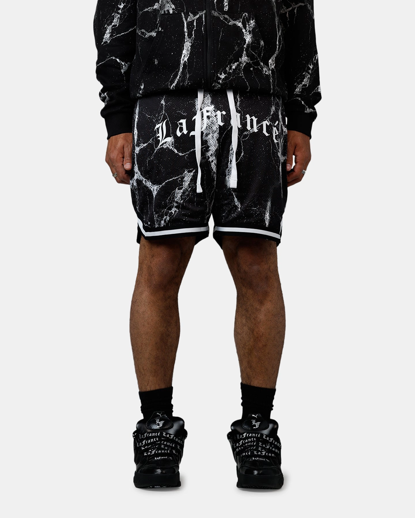 nylon blend Puma x Lamelo Ball LaFranc?? Written In Chrome Shorts Black