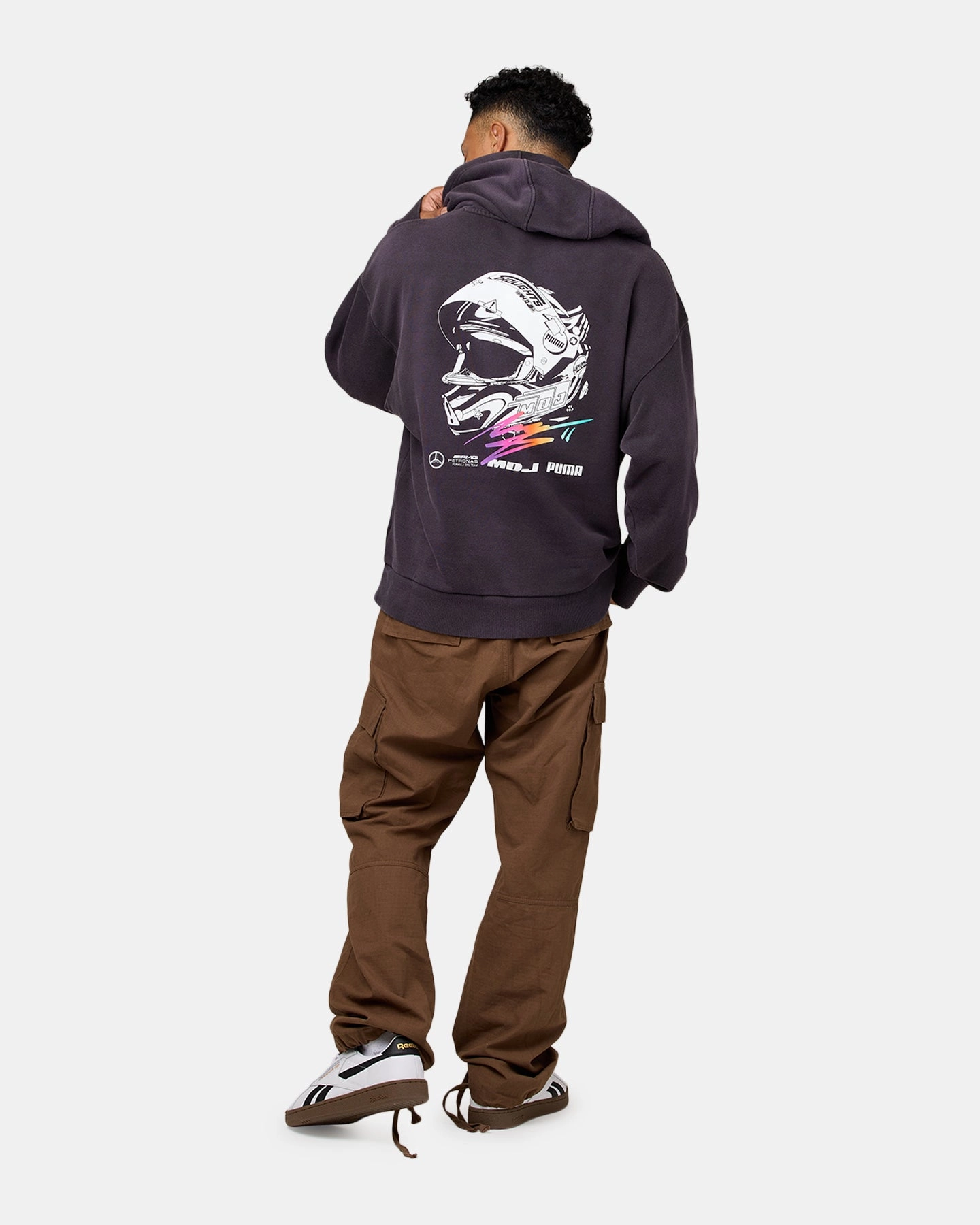 Puma X MAPF1 X MDJ Graphic Hoodie Puma Black Utility Focus Travel Ready