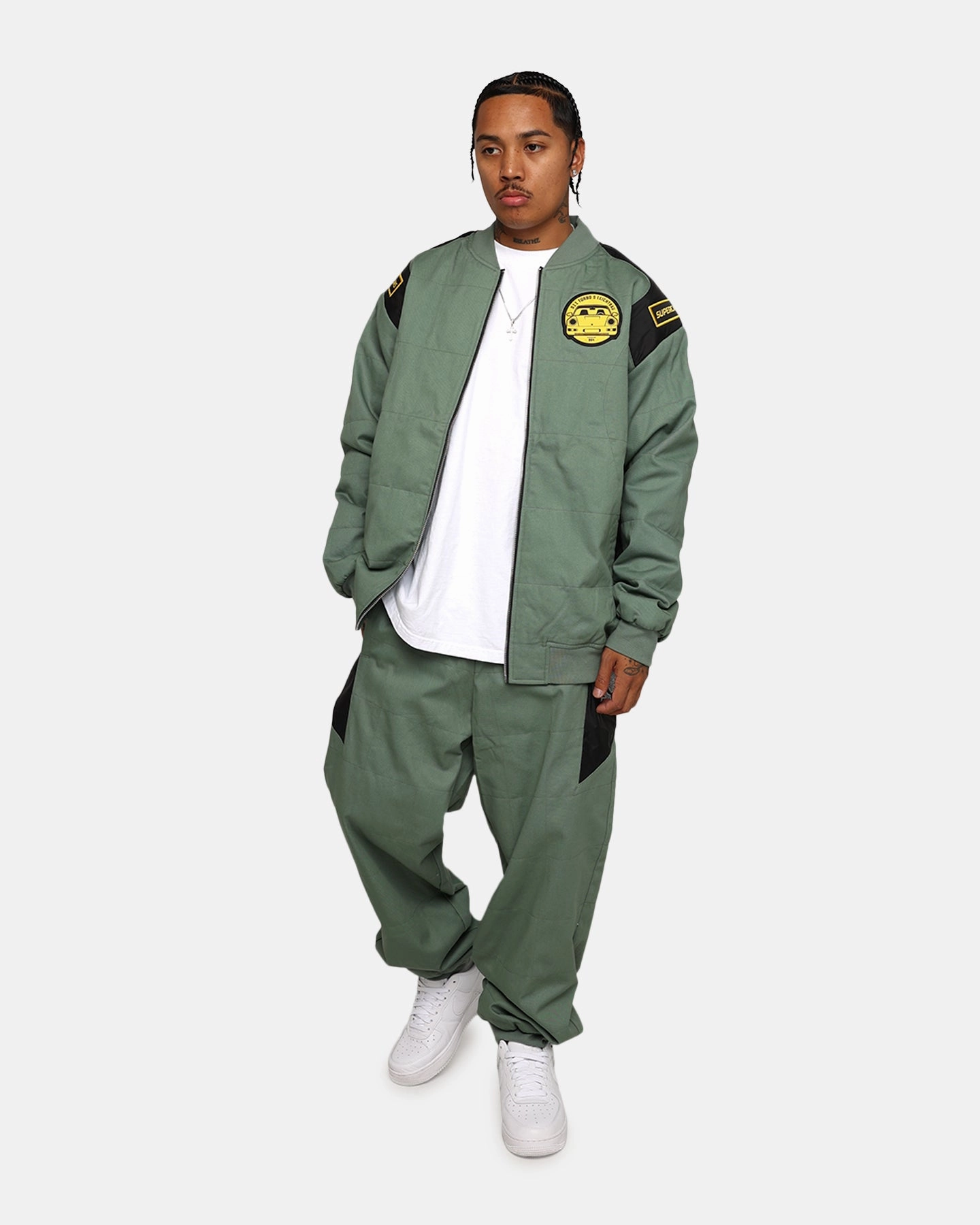 Puma X Porsche Legacy Garage Crew Jacket Eucalyptus Sign