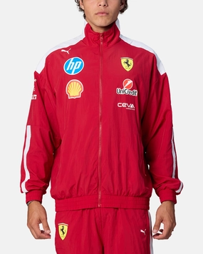 Puma X Scuderia Ferrari Drivers T7 Oversized Jacket Cherry Excellence suitable for cosplay