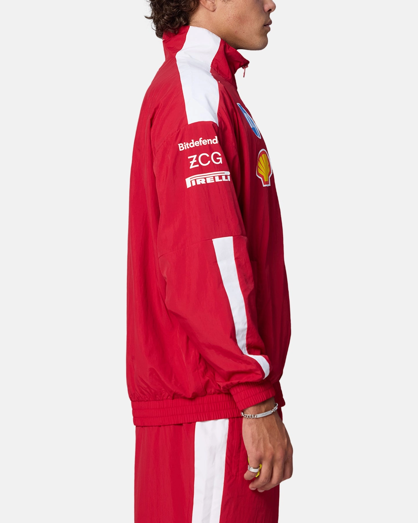Puma X Scuderia Ferrari Drivers T7 Oversized Jacket Cherry Patience