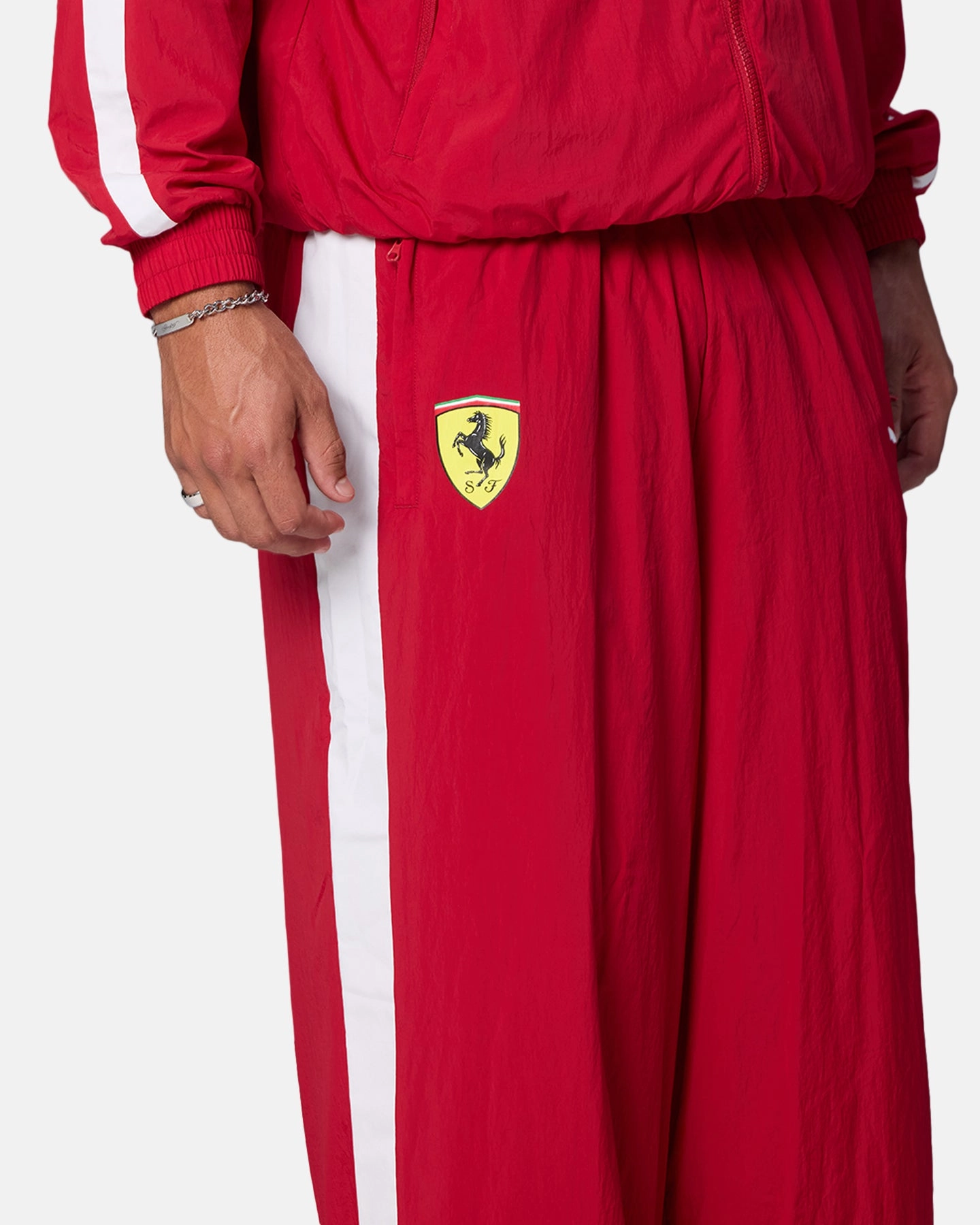 Puma X Scuderia Ferrari Drivers T7 Oversized Pants Cherry Statement Piece