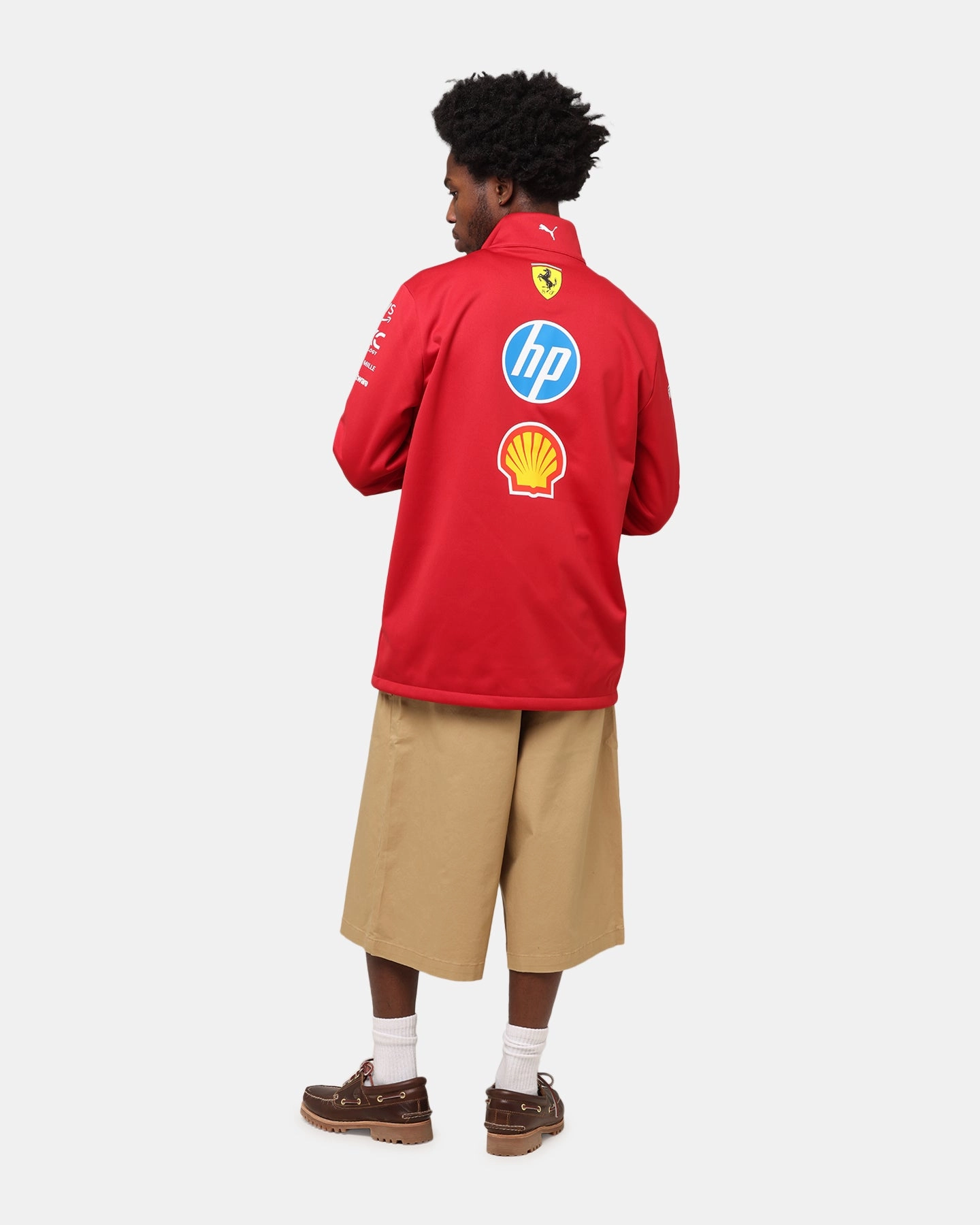 Puma X Scuderia Ferrari Team Softshell Jacket Cherry Shaving-cream