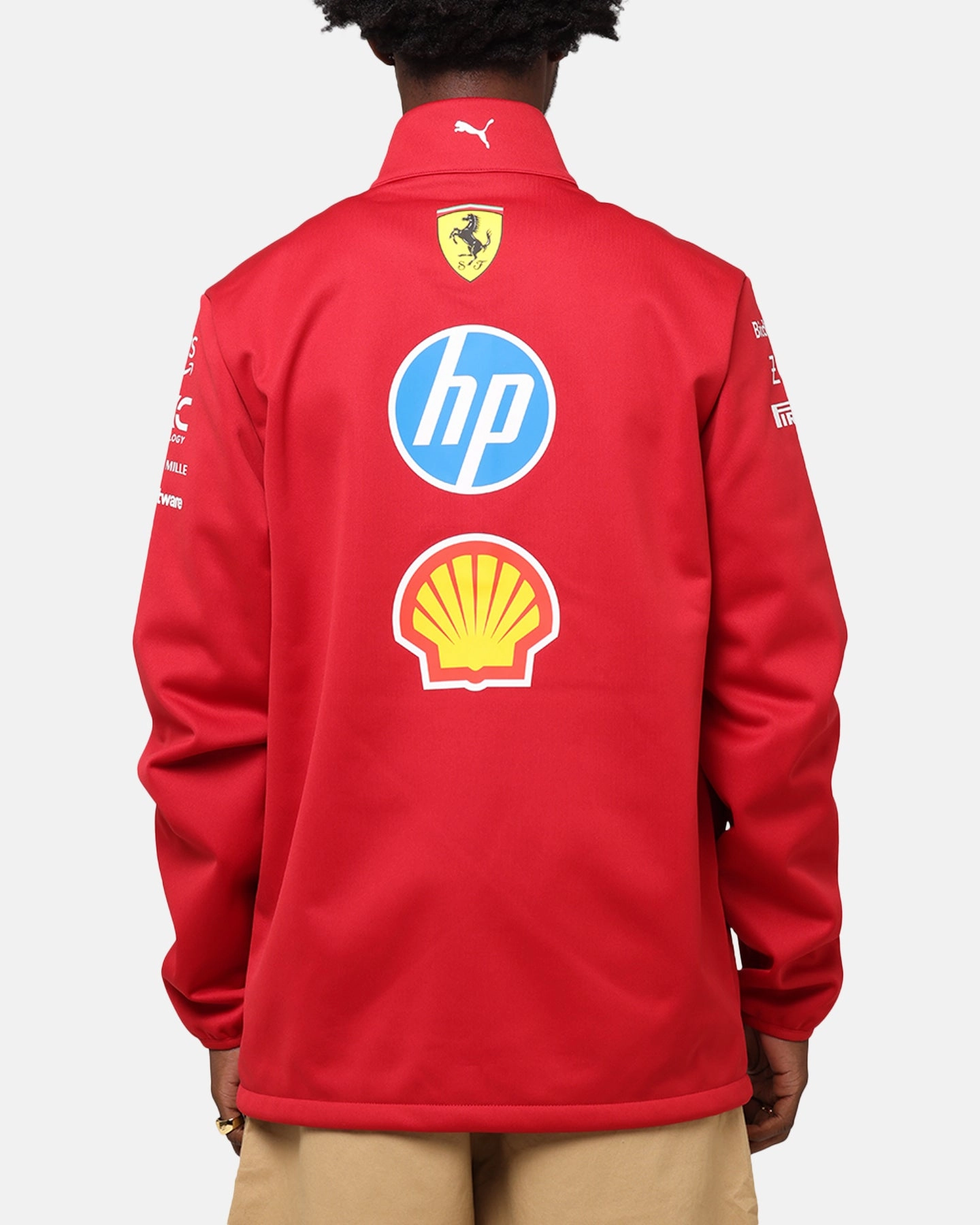 rural people Puma X Scuderia Ferrari Team Softshell Jacket Cherry