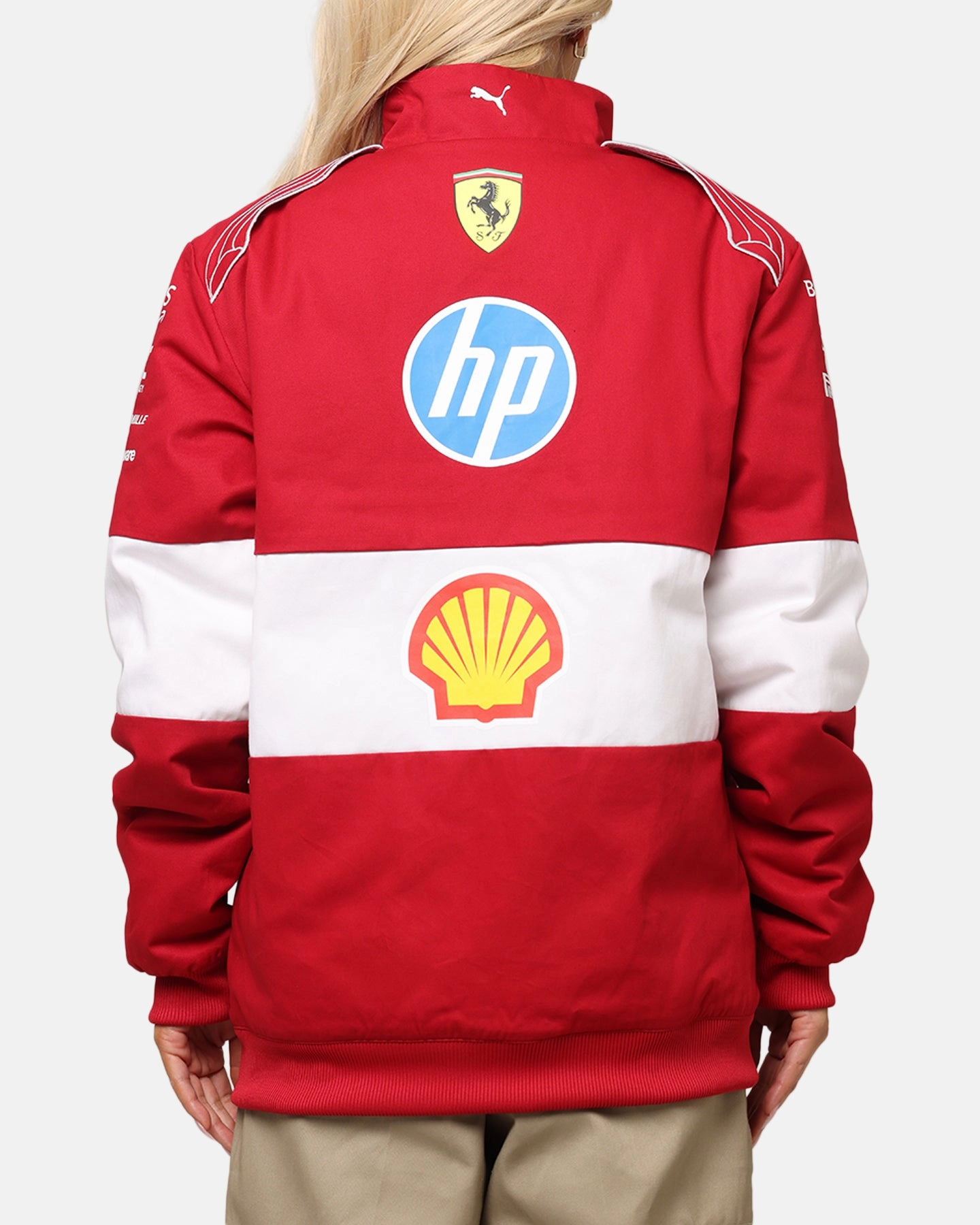 Puma X Scuderia Ferrari Team Vintage Racing Jacket Cherry Generosity