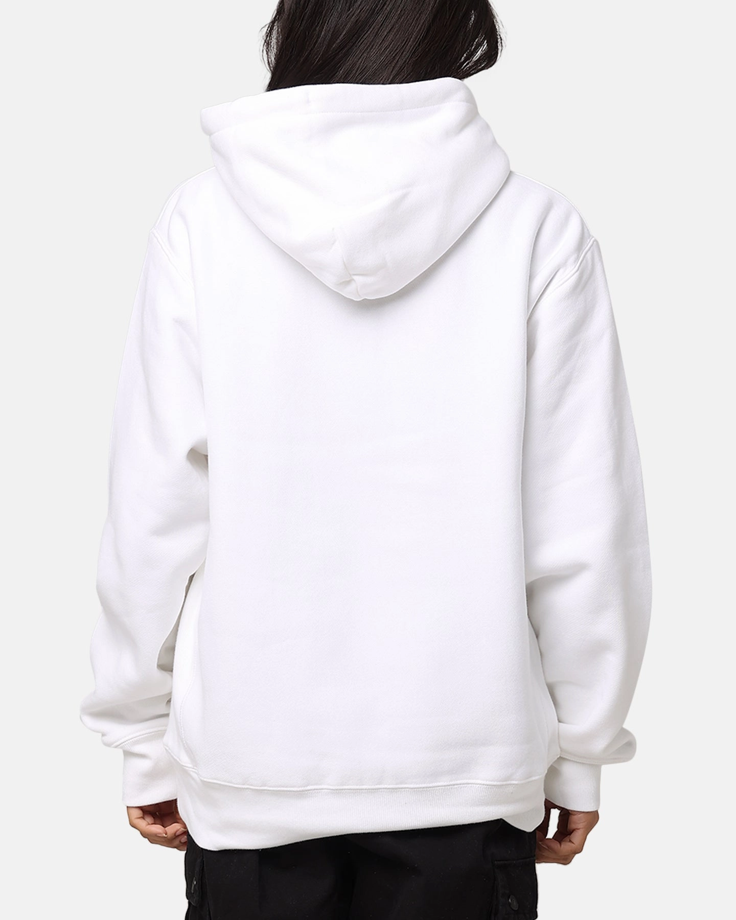 Champion Reverse Weave Small C Hoodie White Graphic Design
