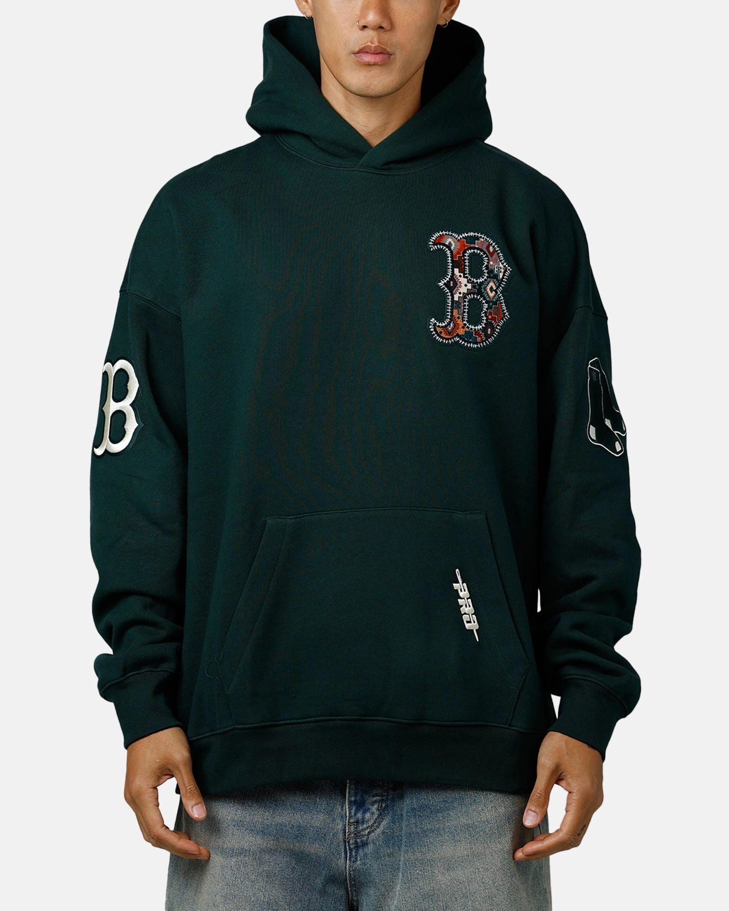 Criticism Hooded style Pro Standard Boston Red Sox Tapestry 2.0 Hoodie Dark Green