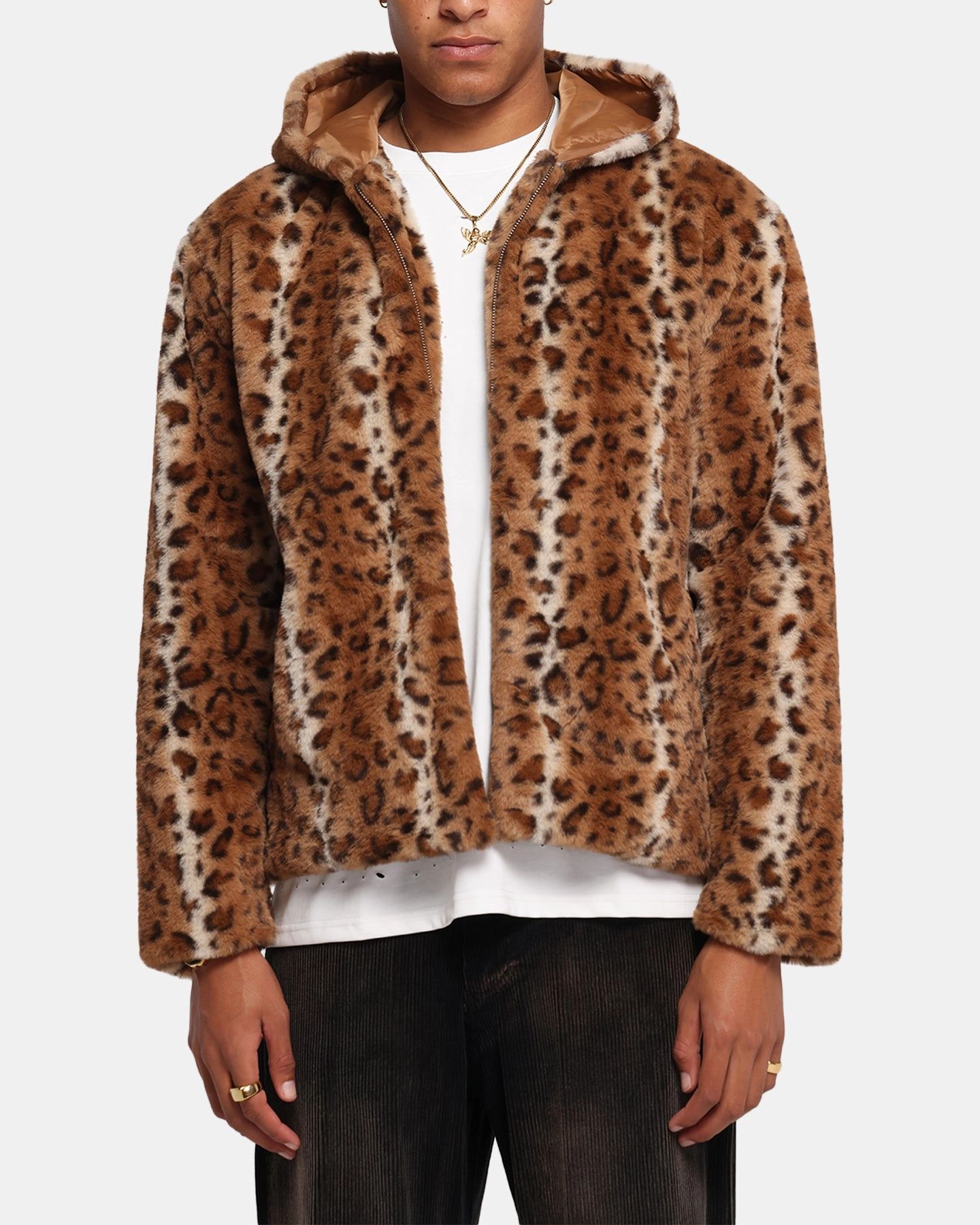 XXIII Leopard Fur Jacket Leopard clearance