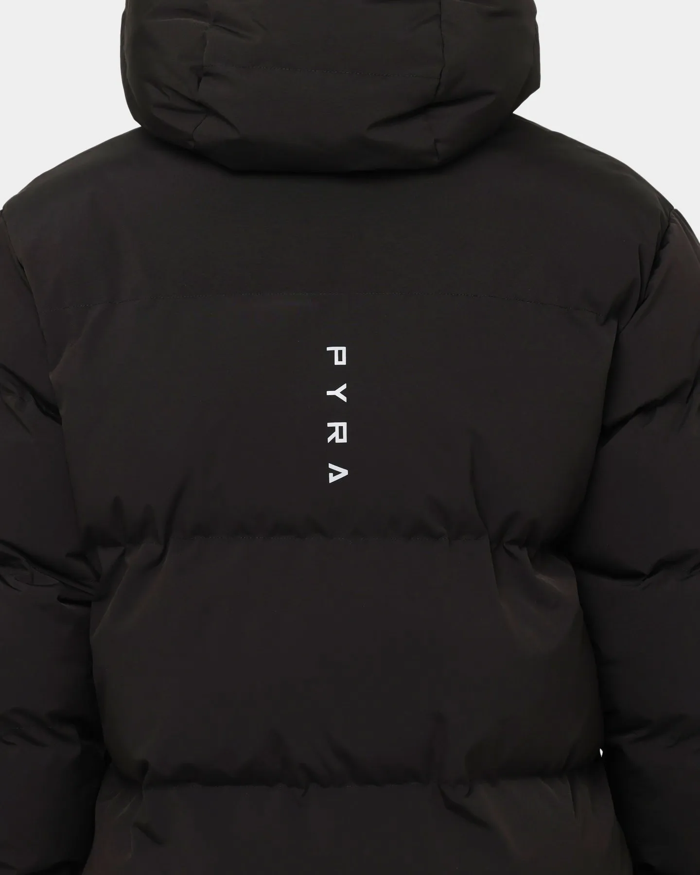 All-Weather Comfort Foldable Collar PYRA Alpine Puffa Jacket Black