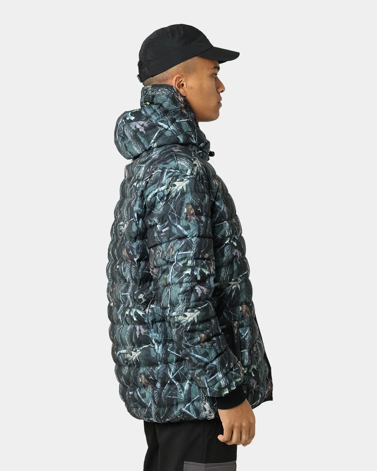 Full Length Front Zipper music concert Pyra Camo Nero Jacket Camo