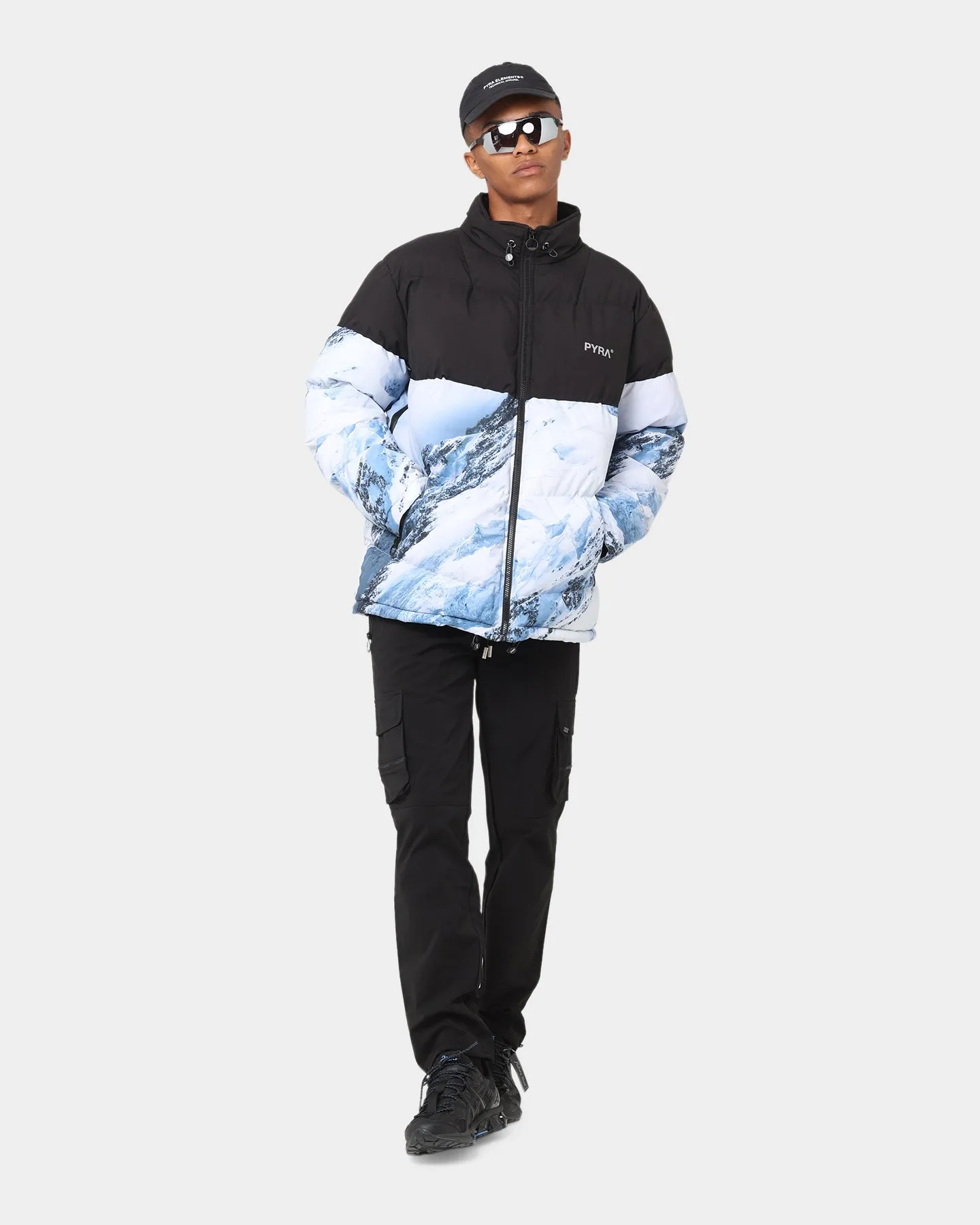 PYRA PYRA X Mark Clinton Puffa Jacket Black All Weather Performance