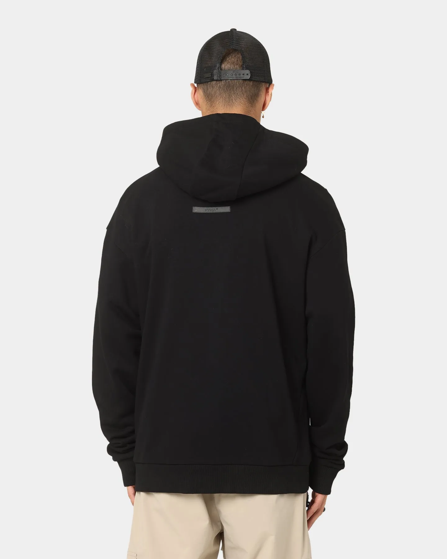 Multi Pocket Style PYRA Repetition Hoodie Black